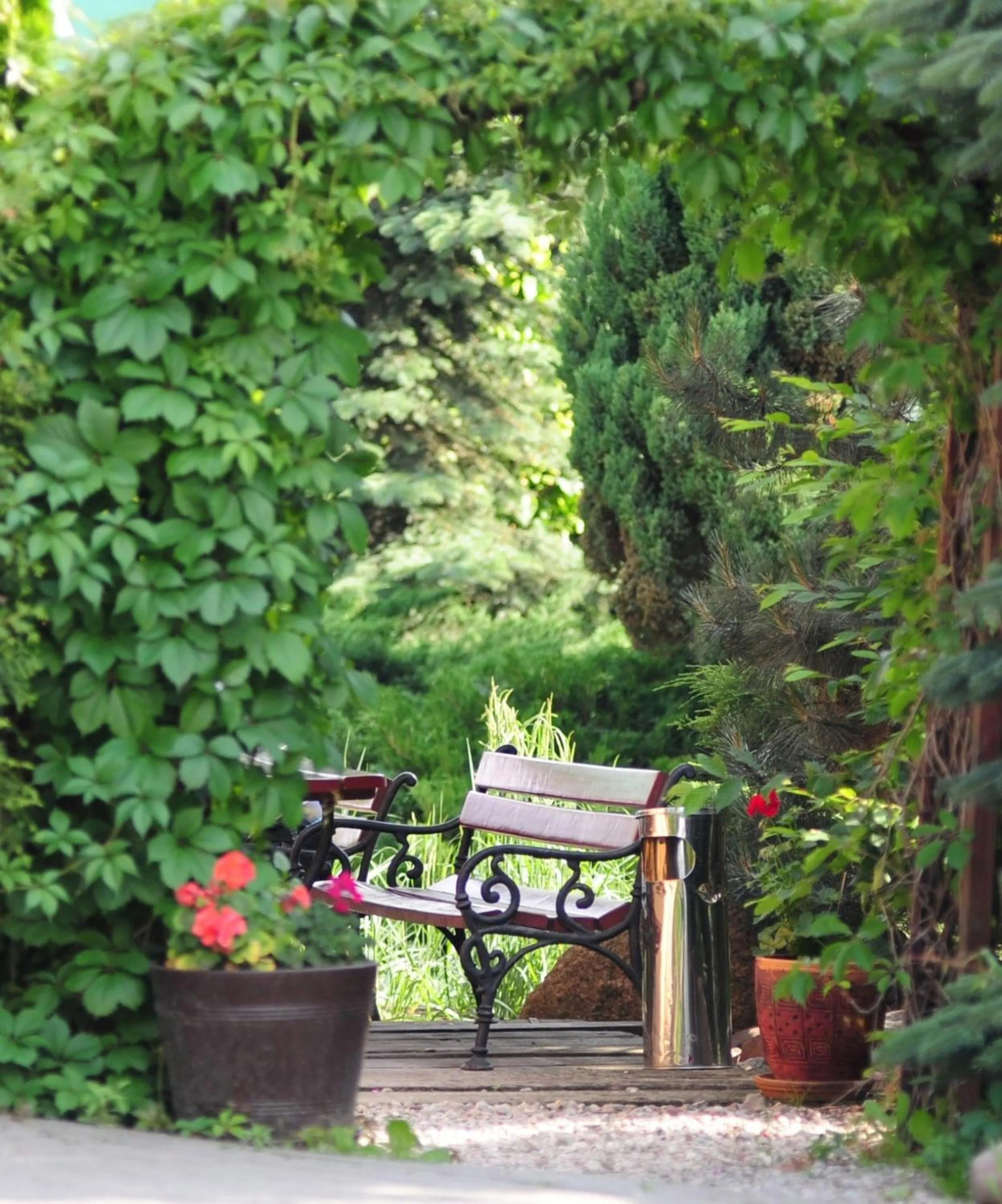 Garden in Hotel Biesiada