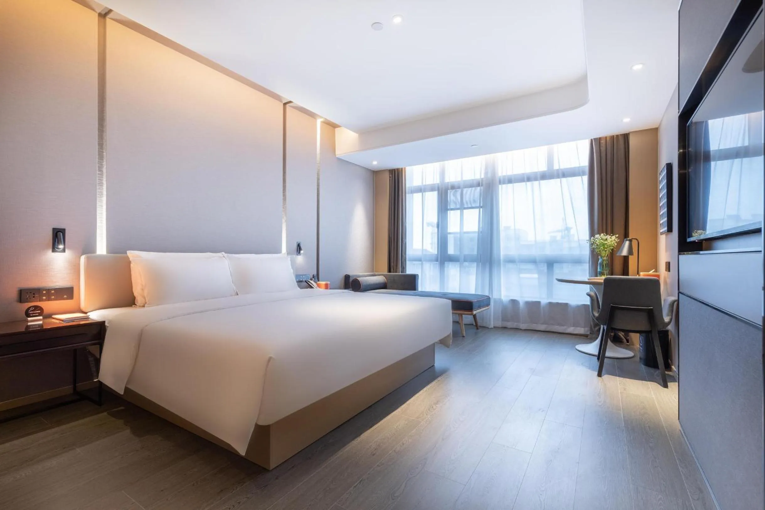 Bed in Atour Hotel Huzhou Nanxun Ancient Town