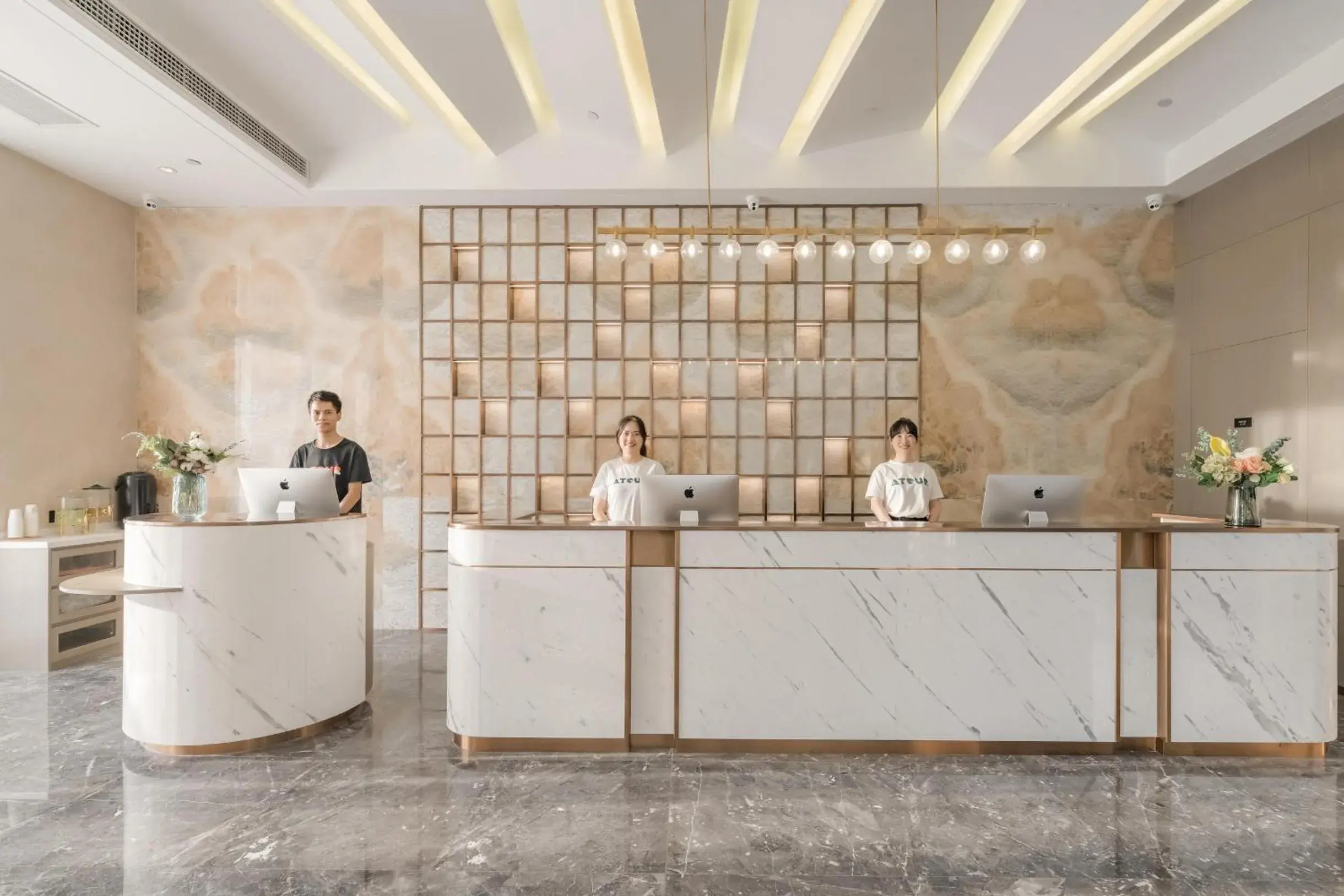 Lobby or reception in Atour Hotel Hefei USTC Huangshan Road Lobby or reception in Atour Hotel Hefei USTC Huangshan Road