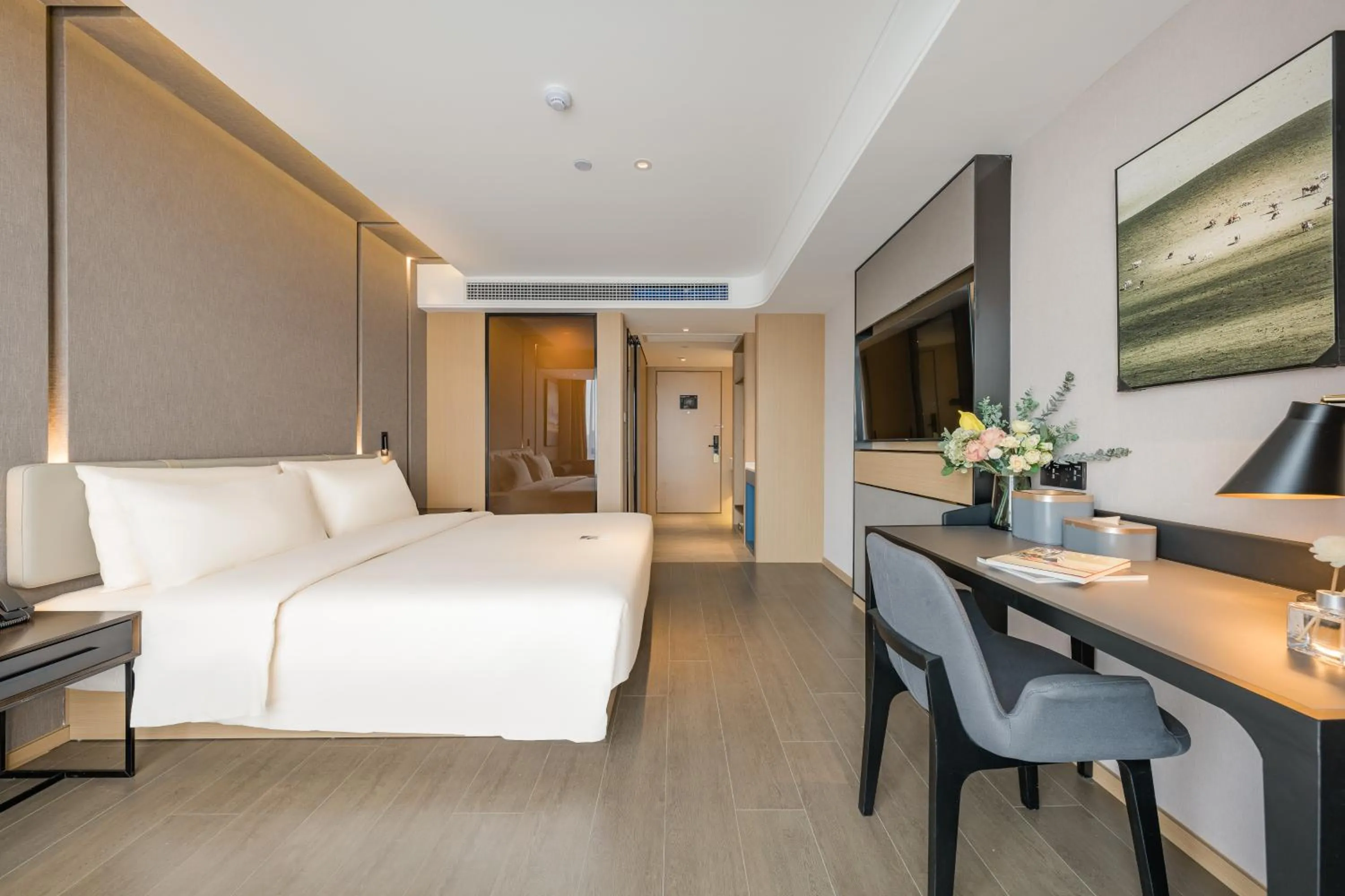 Bed in Atour Hotel Hefei USTC Huangshan Road