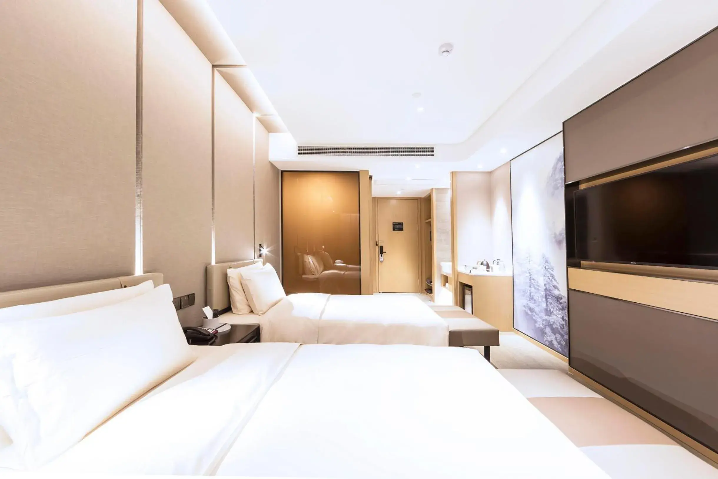 Bed in Atour Hotel Ma anshan East Station Bed in Atour Hotel Ma anshan East Station