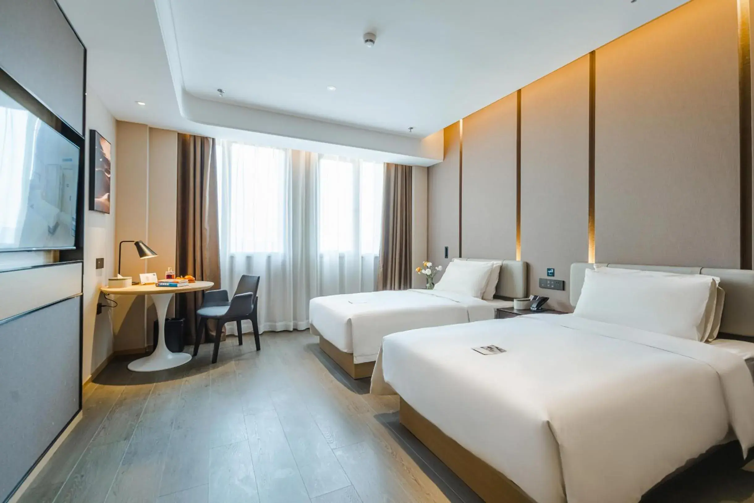 Bed in Atour Hotel Basketball Nanchang West Station Bed in Atour Hotel Basketball Nanchang West Station