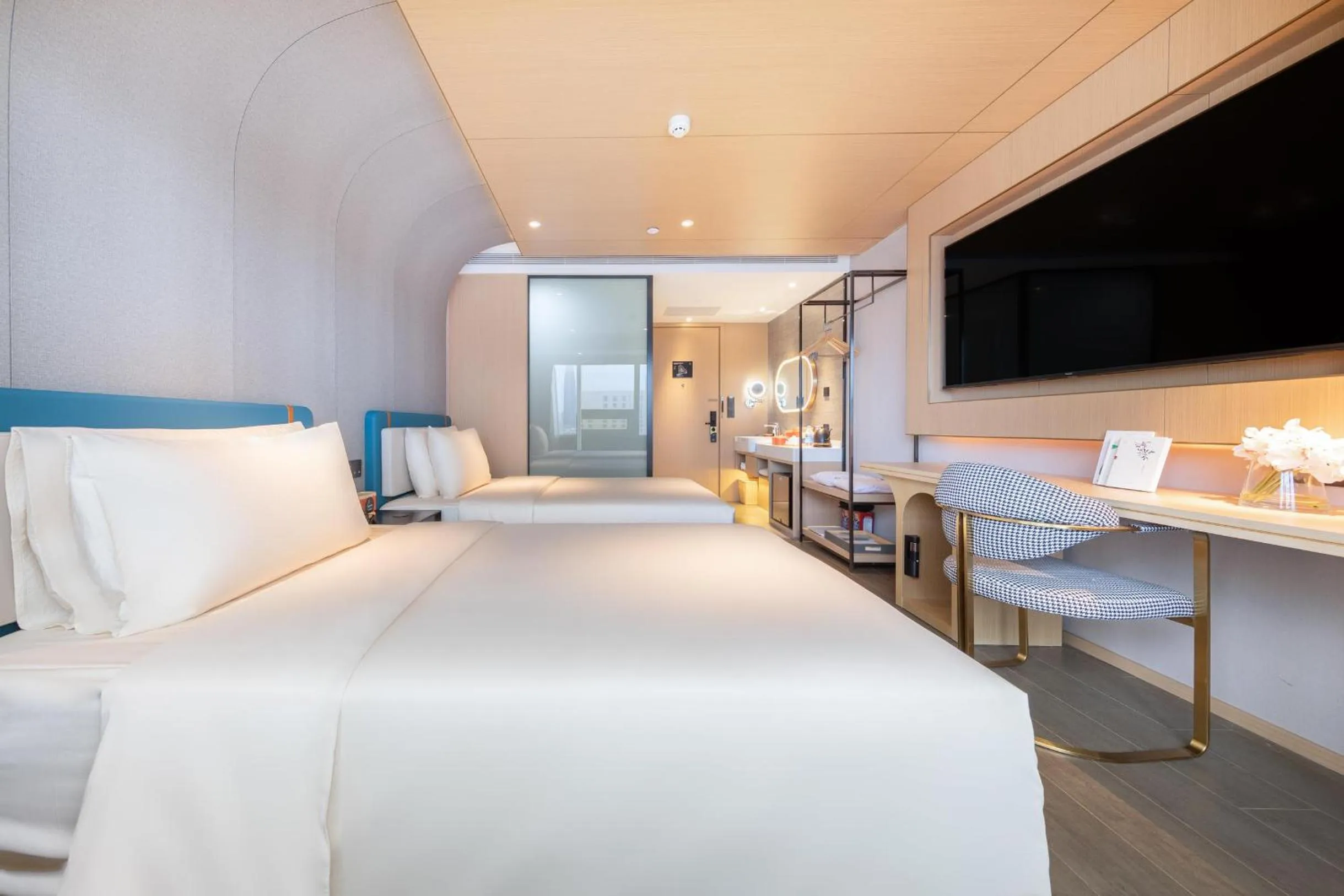 Bed in Atour X Hotel Jinan Quancheng Plaza