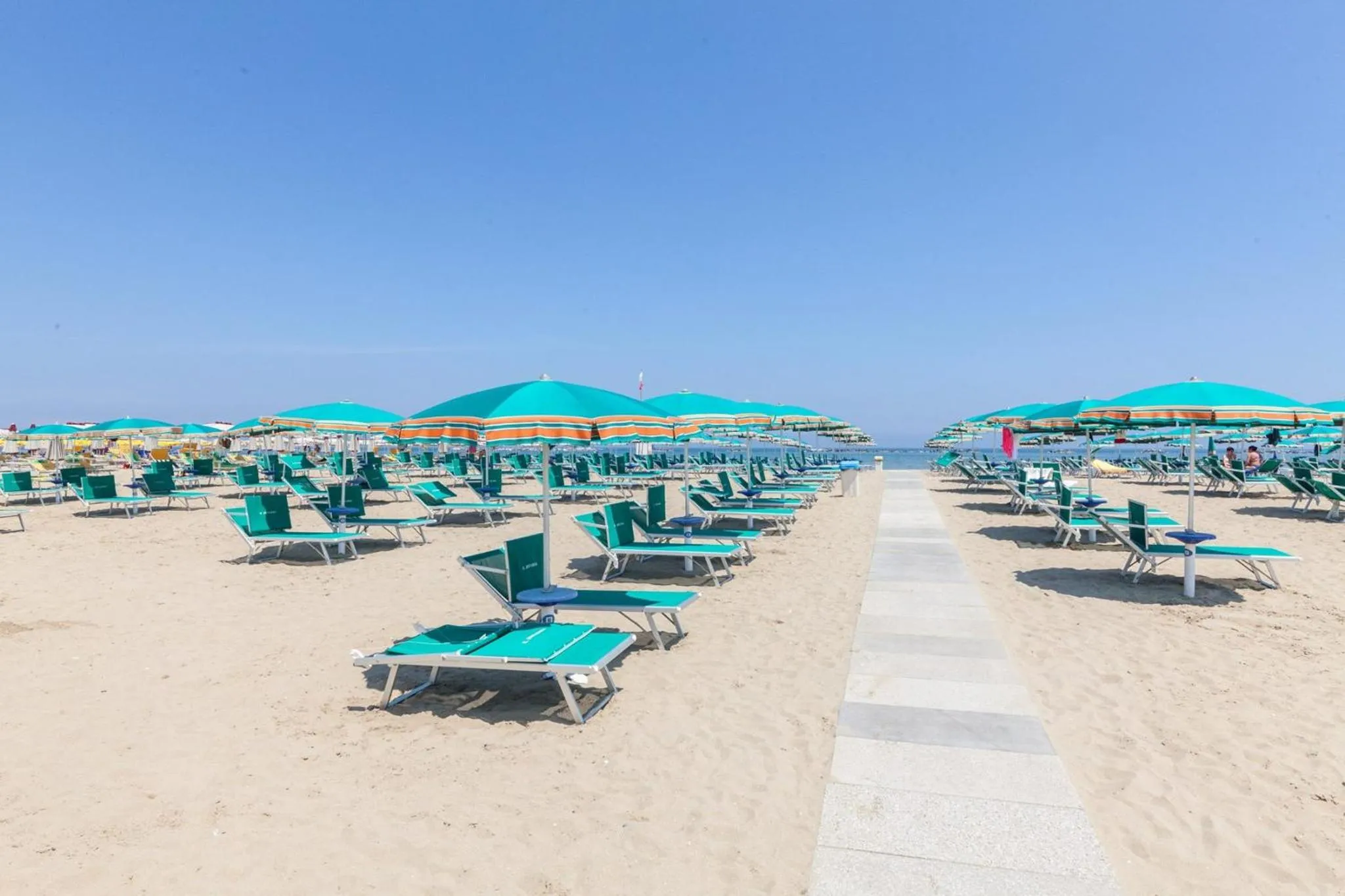 Beach in Hotel Britannia