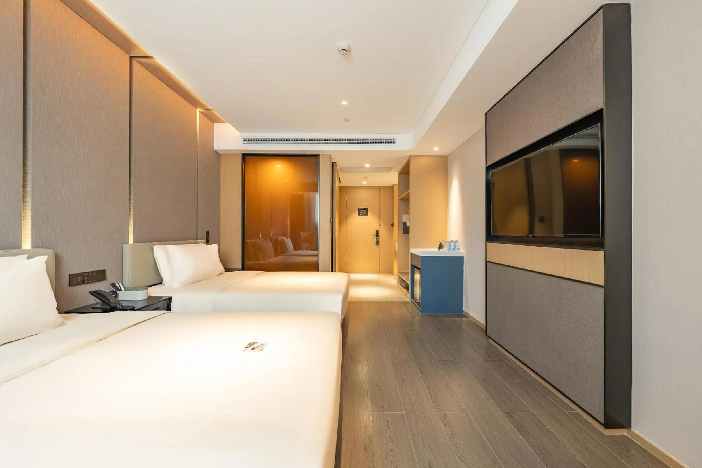 Bed in Atour Hotel Guangzhou Zhujiang New Town Wuyangtun