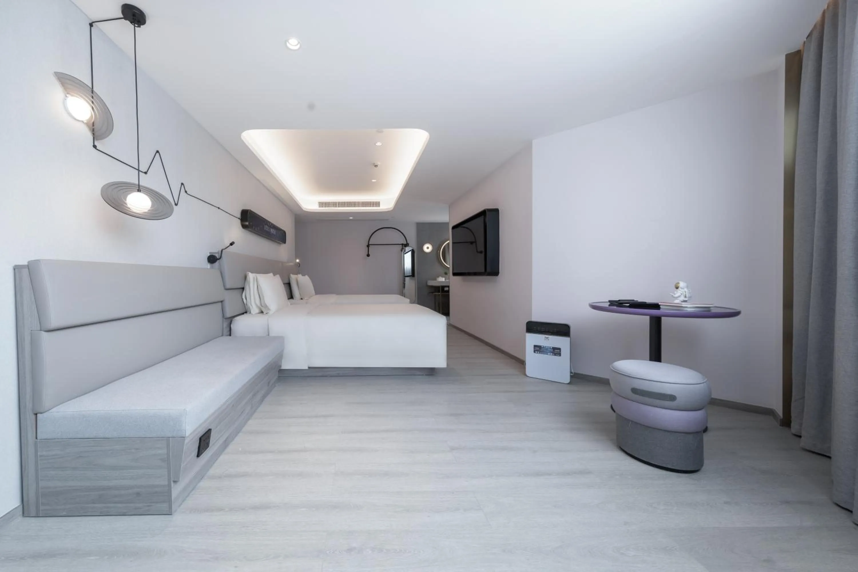 Bed in Atour X Hotel Guangzhou Zhujiang New Town Siyouxin Road