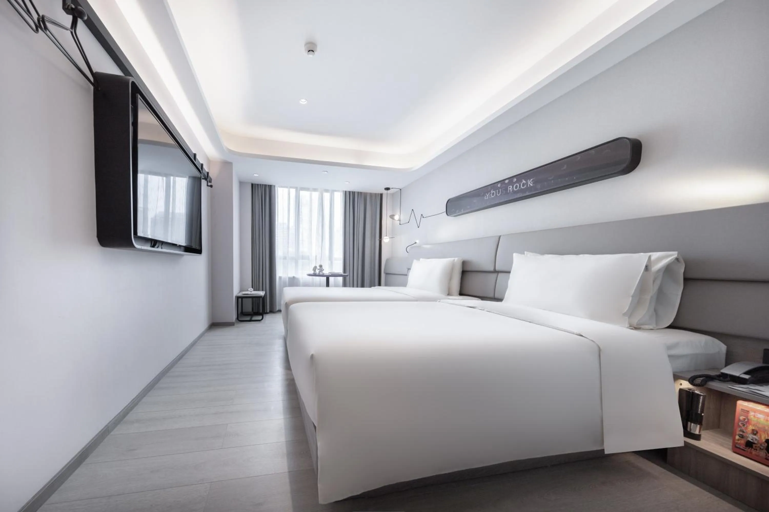 Property building, Bed in Atour X Hotel Guangzhou Zhujiang New Town Siyouxin Road