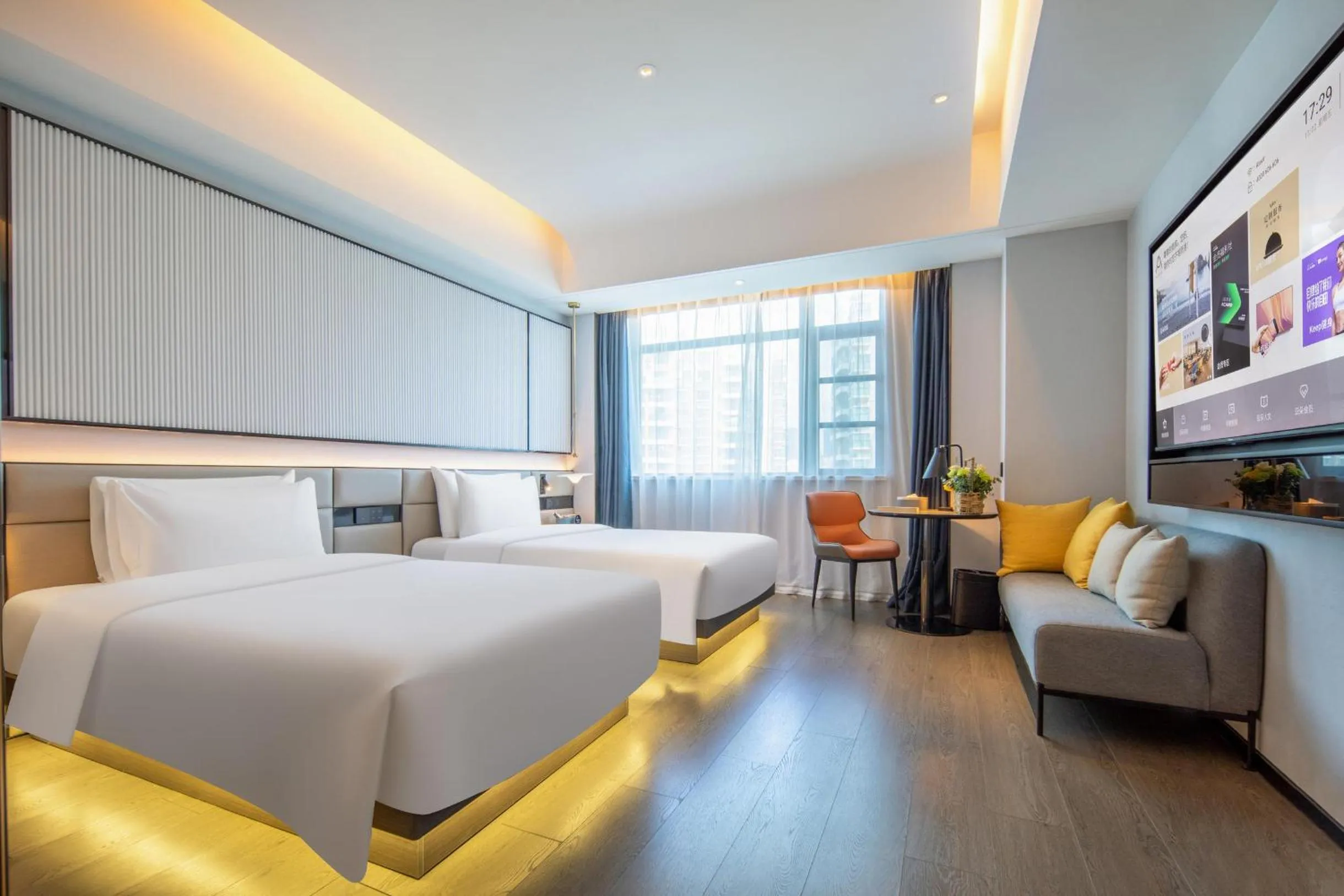 Bed in Atour S Hotel Shenzhen Futian Port