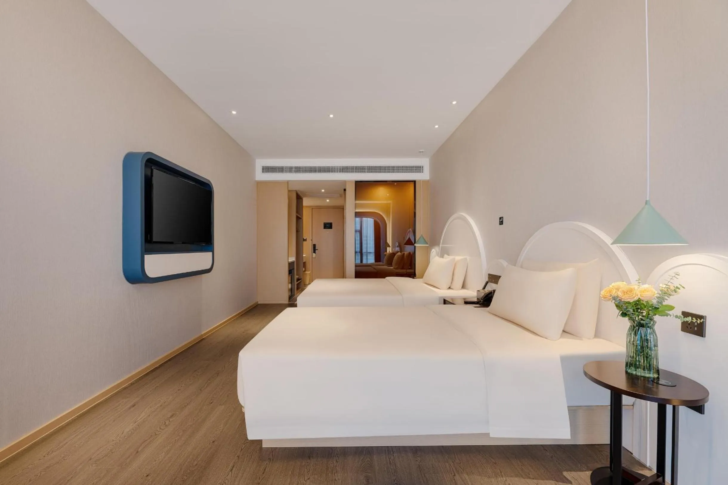 Bed in Atour Hotel Nanning Wuxiang Headquarter Base