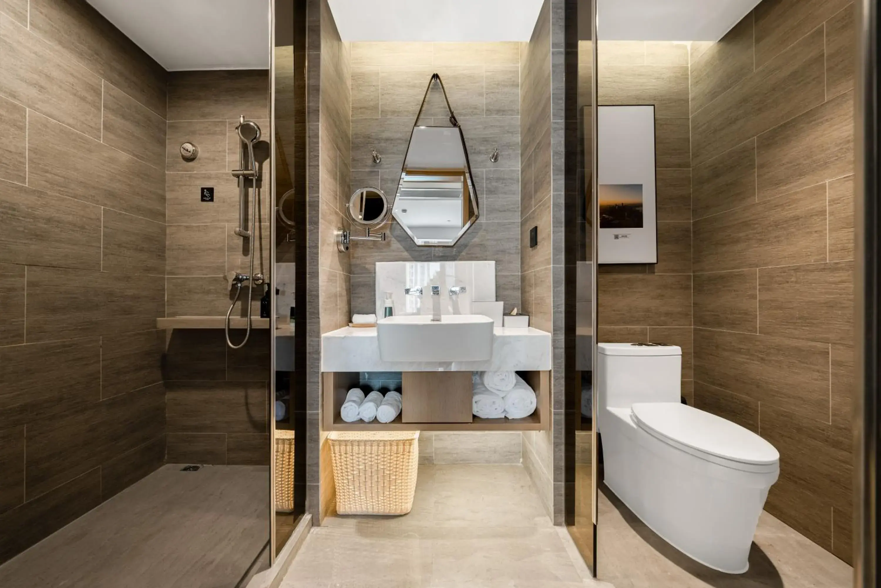 Bathroom in Atour Hotel Chongqing Yongchuan High-Speed Xinglong Lake Bathroom in Atour Hotel Chongqing Yongchuan High-Speed Xinglong Lake