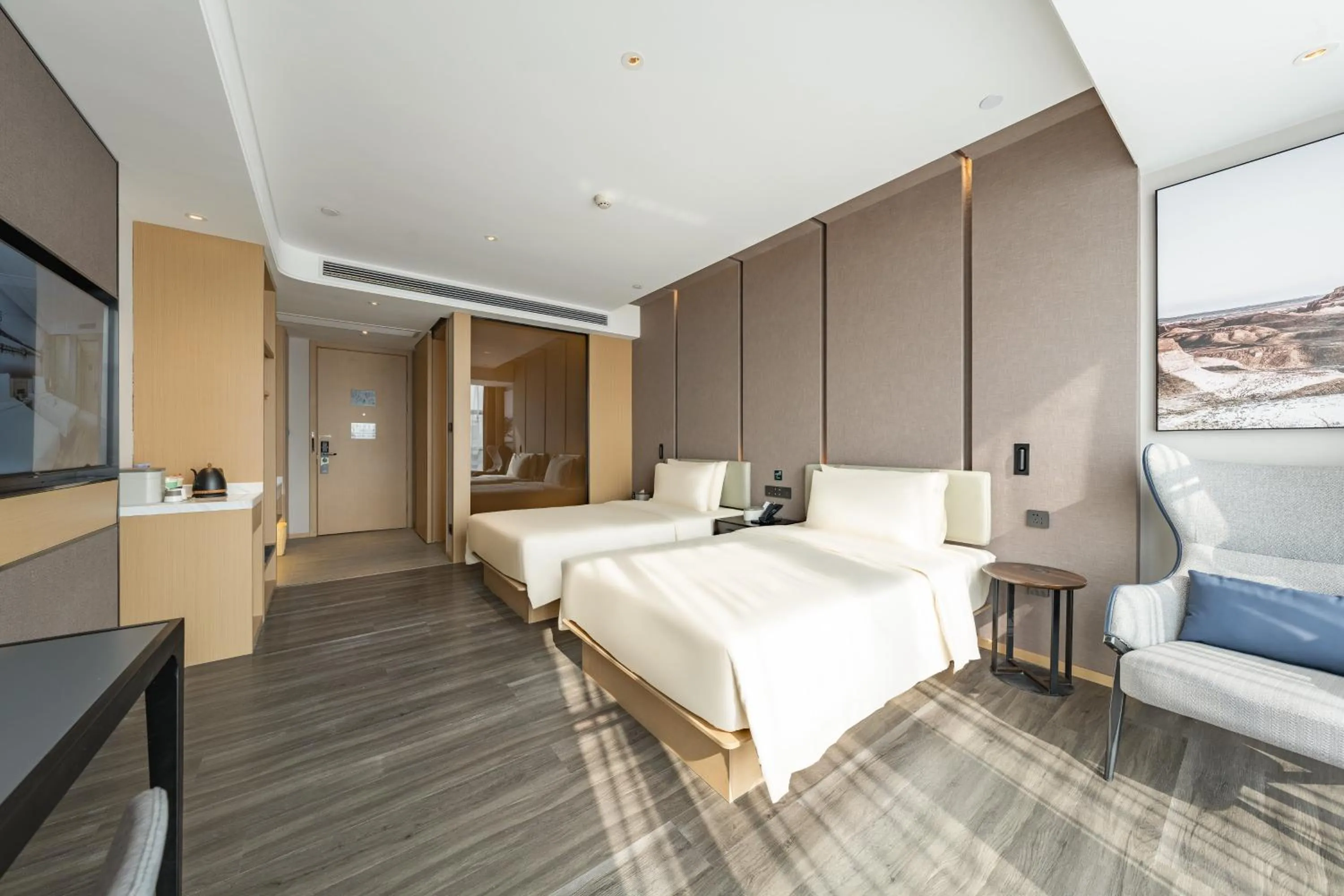 Bed in Atour Hotel Chongqing West Station