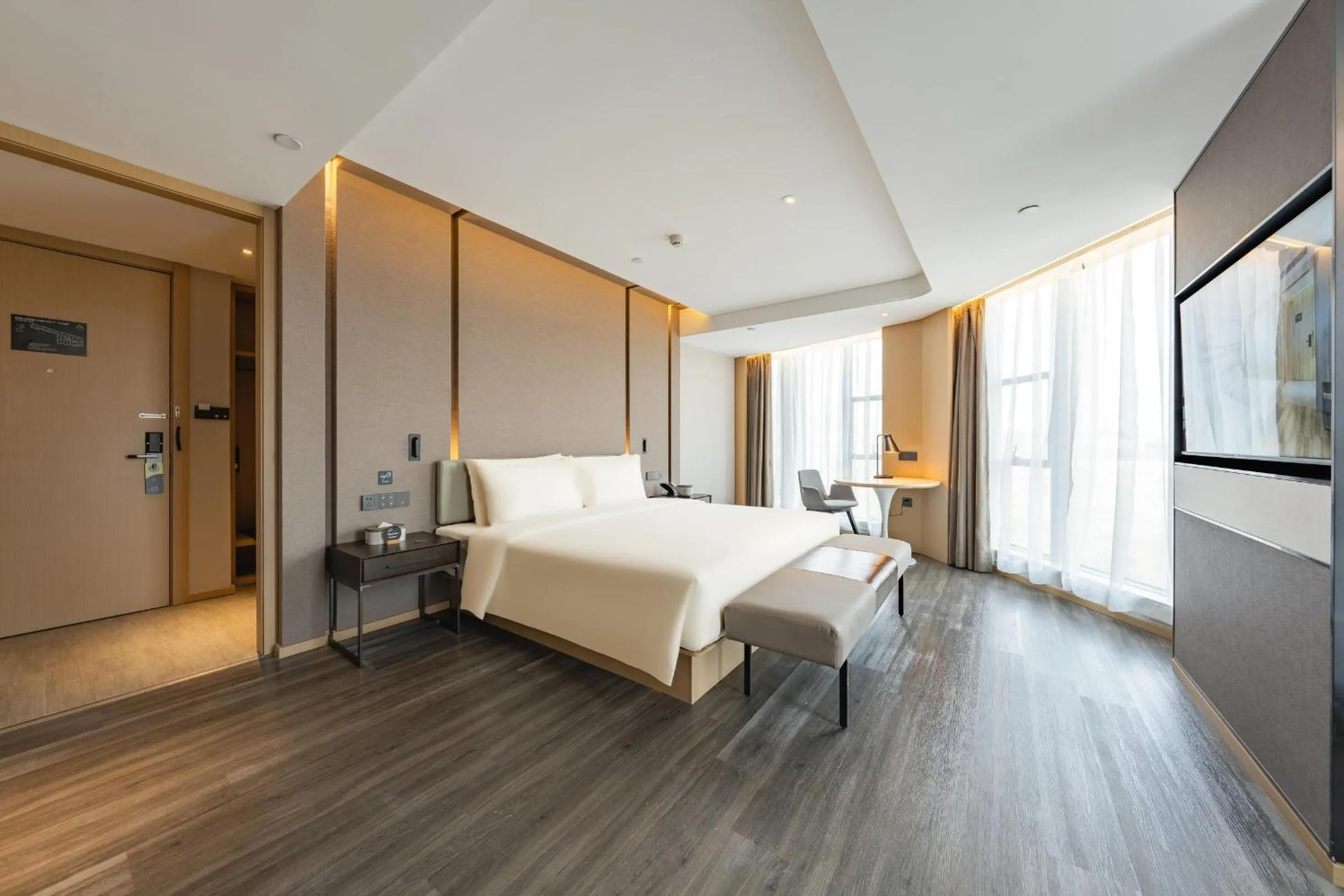 Bed in Atour Hotel Chongqing West Station