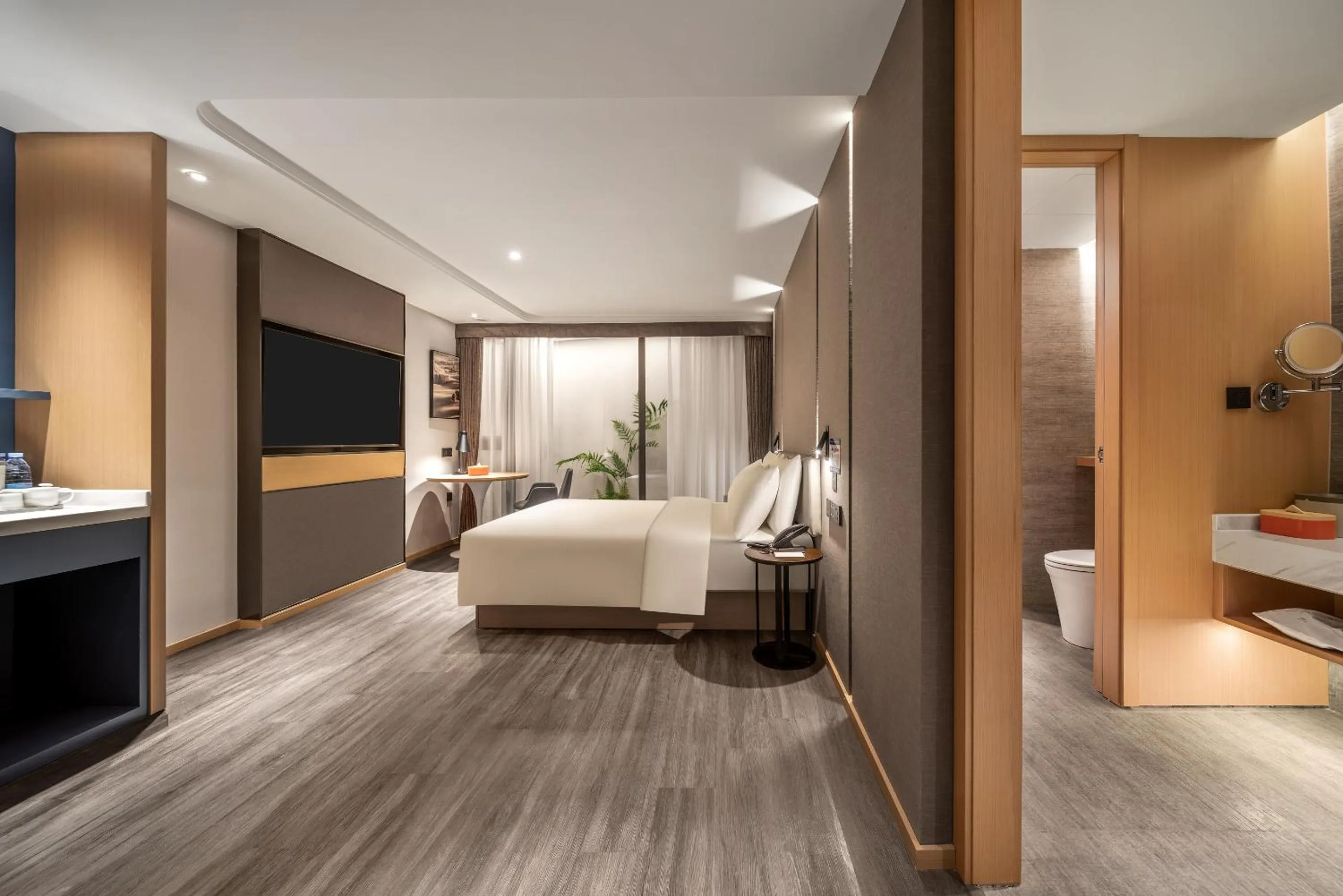 Bed in Atour Hotel Chongqing West Station