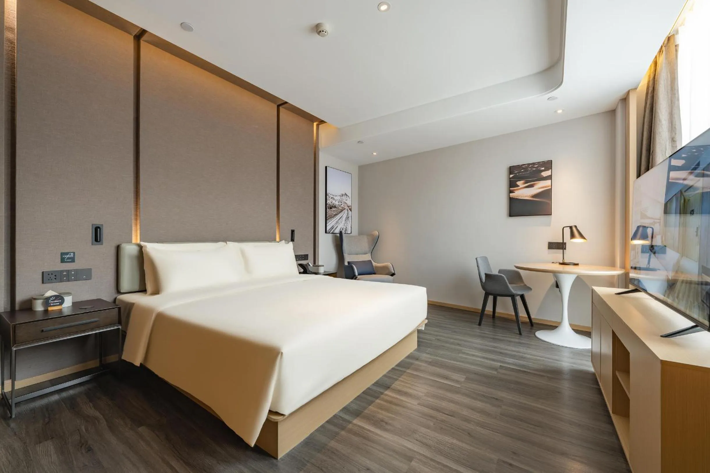 Bed in Atour Hotel Chongqing West Station