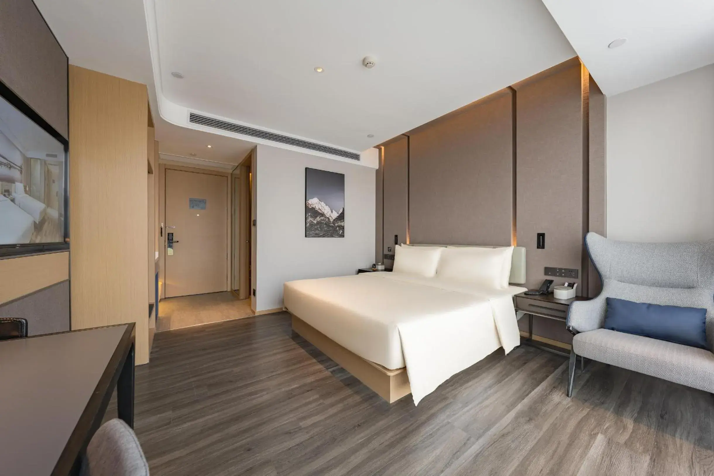 Bed in Atour Hotel Chongqing West Station Bed in Atour Hotel Chongqing West Station