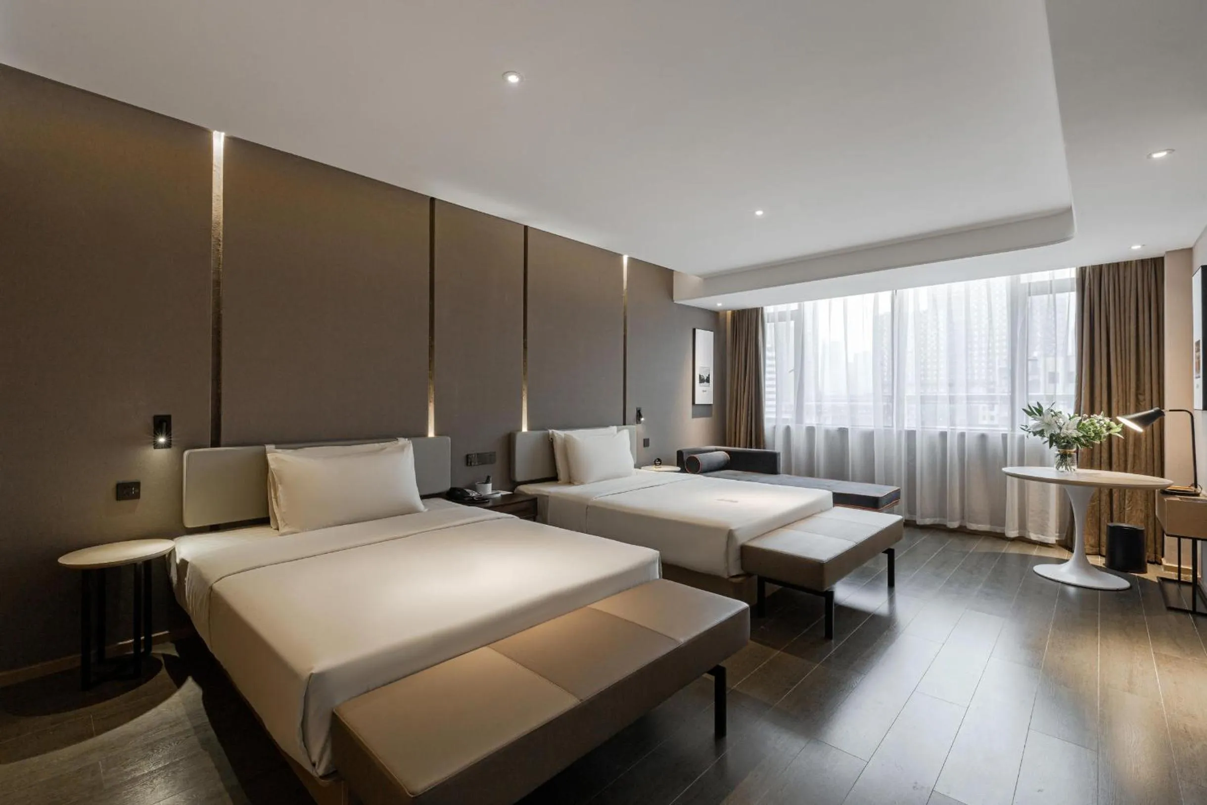 Bed in Atour Hotel Chengdu North Renmin Road