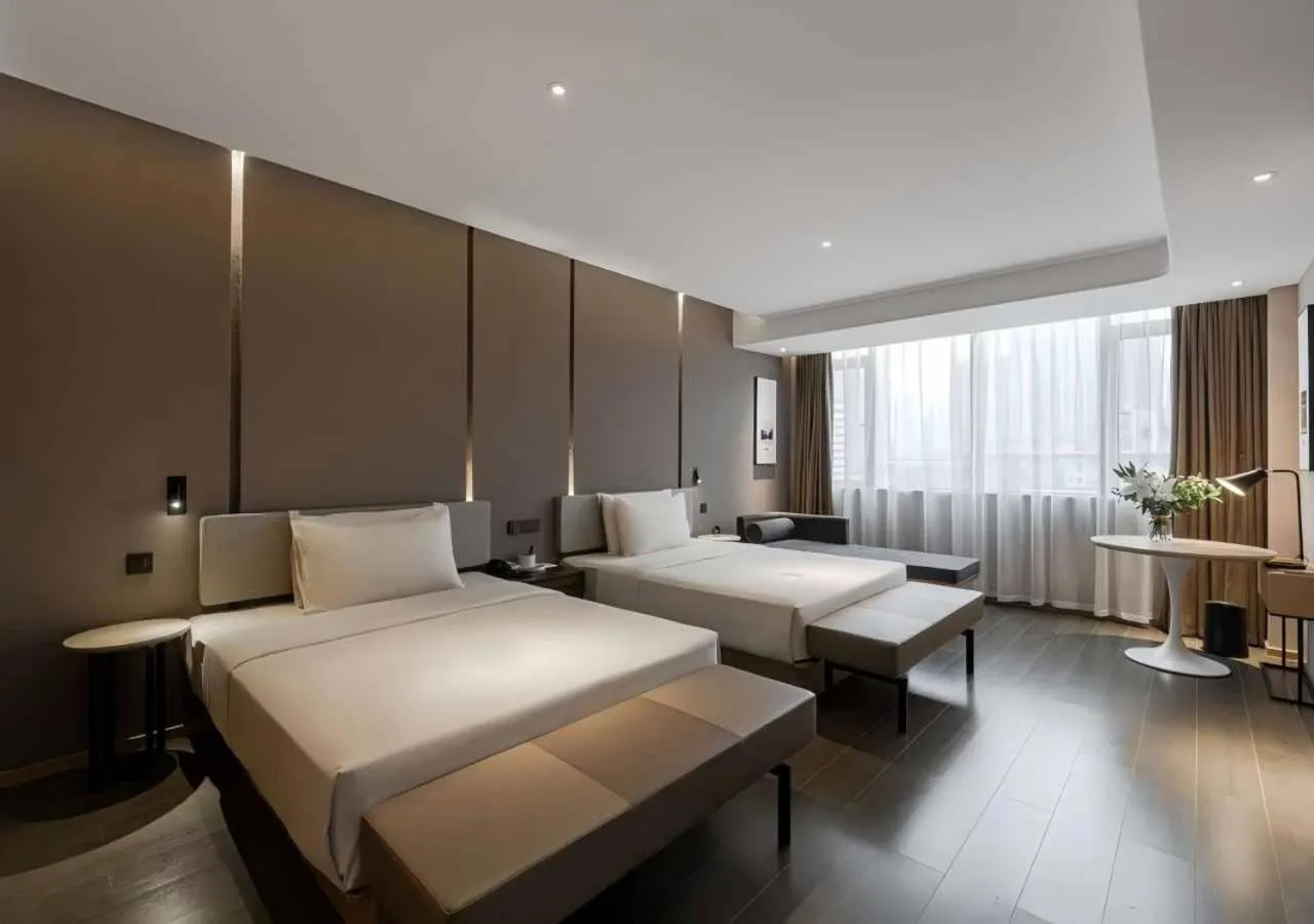 Bedroom, Bed in Atour Hotel Chengdu North Renmin Road