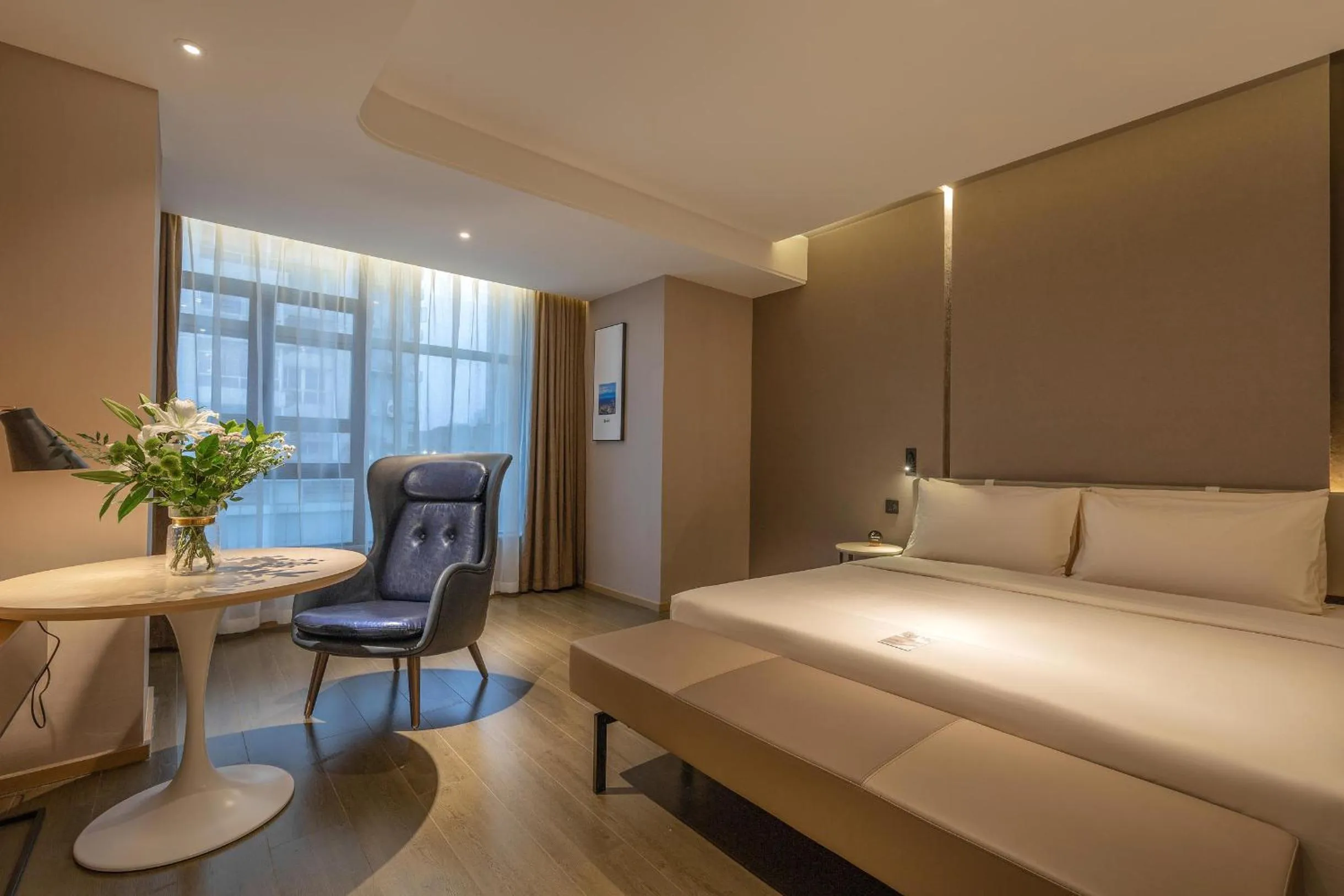 Bed in Atour Hotel Chengdu North Renmin Road