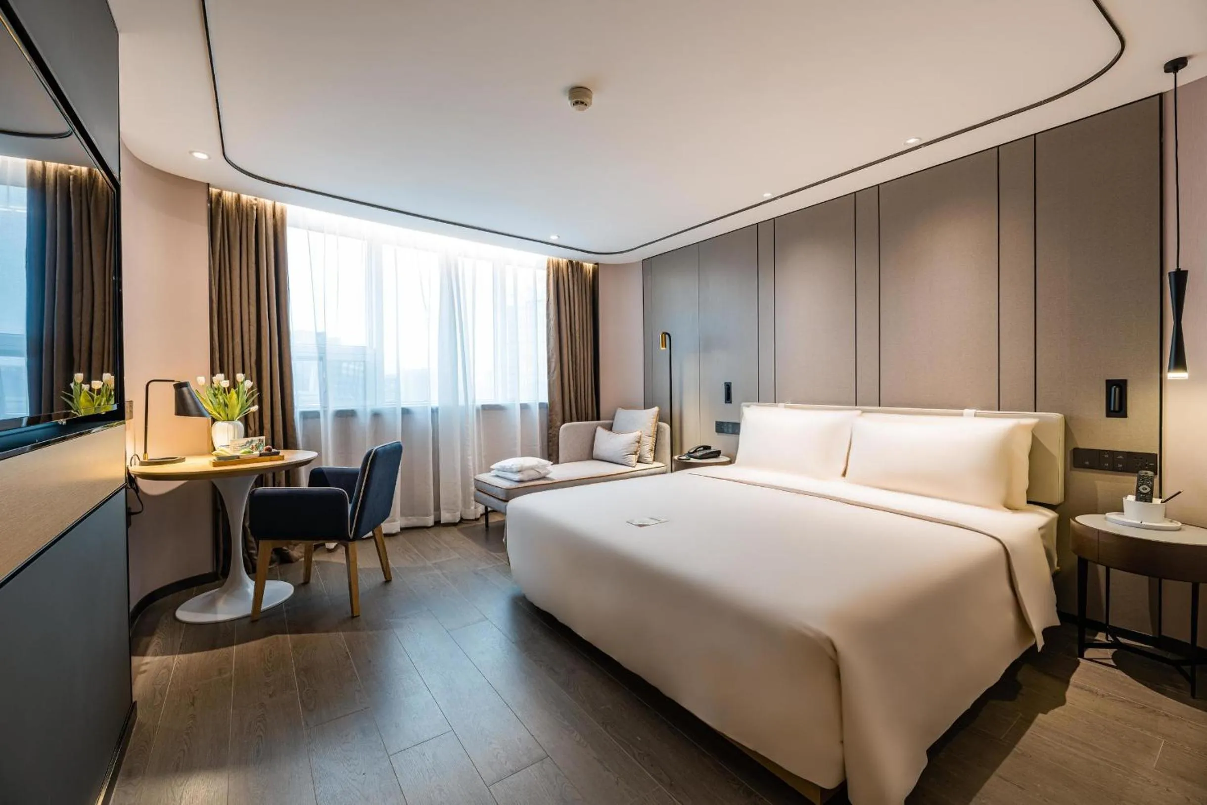 Bedroom, Bed in Atour S Hotel Chengdu Wenshu Monastery Chunxi Road