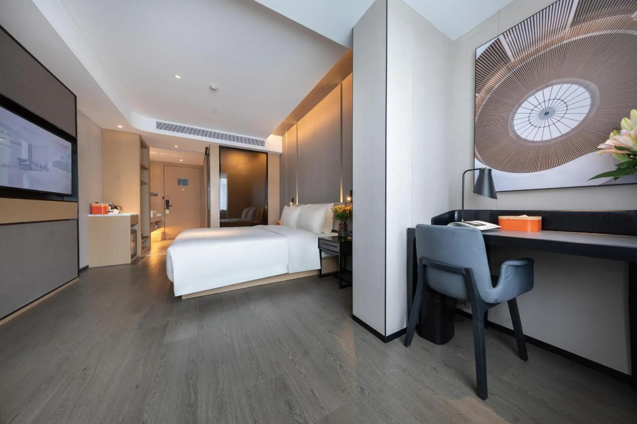Bed in Chengdu Consulate Road, Sichuan University Wangjiang Campus Atour Hotel Bed in Chengdu Consulate Road, Sichuan University Wangjiang Campus Atour Hotel