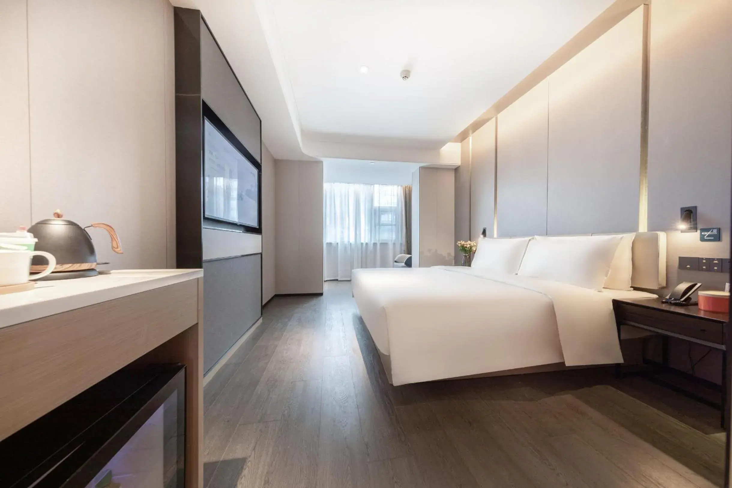 Bed in Chengdu Consulate Road, Sichuan University Wangjiang Campus Atour Hotel Bed in Chengdu Consulate Road, Sichuan University Wangjiang Campus Atour Hotel