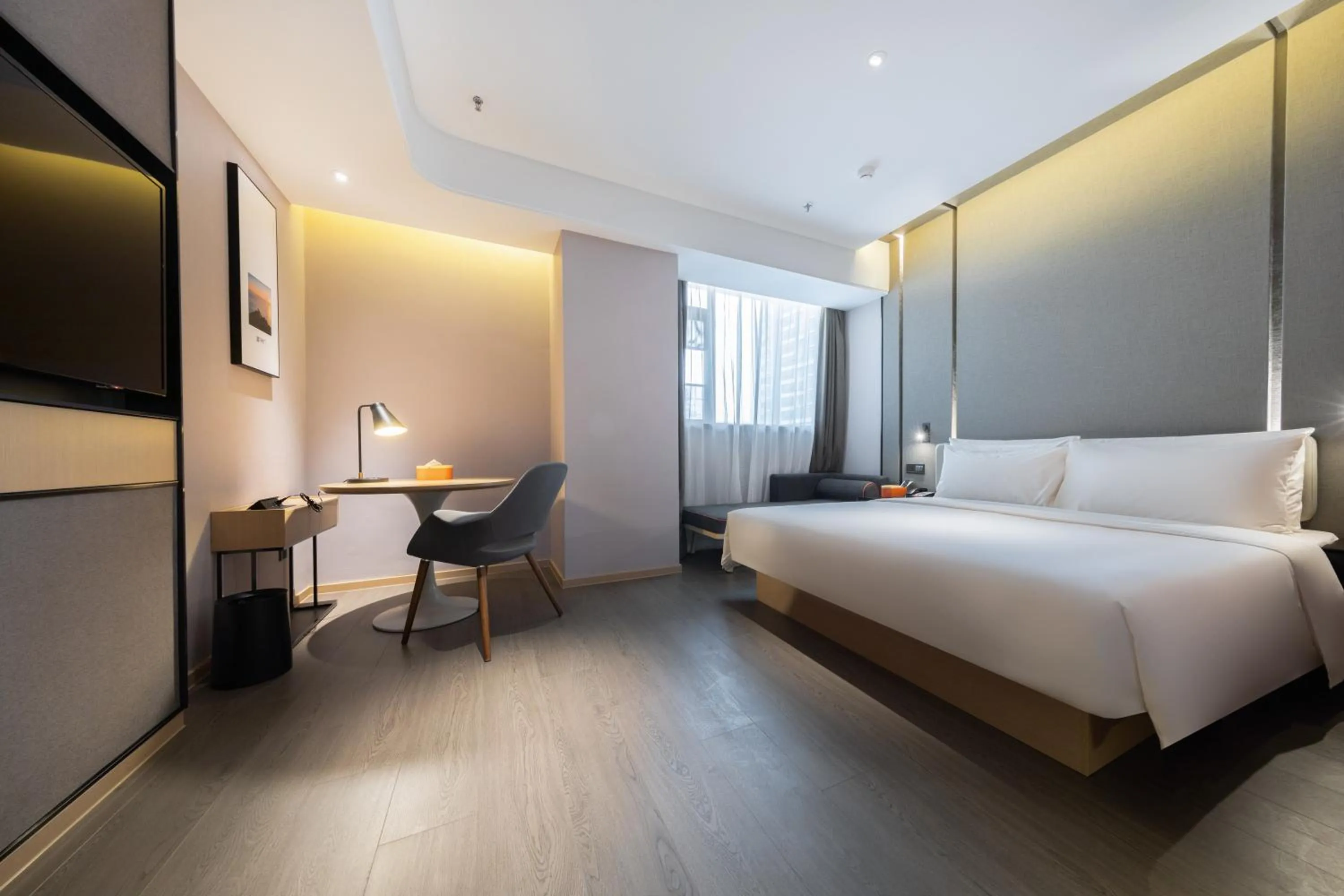 Bed in Atour Hotel Kunming Economic Development Zone