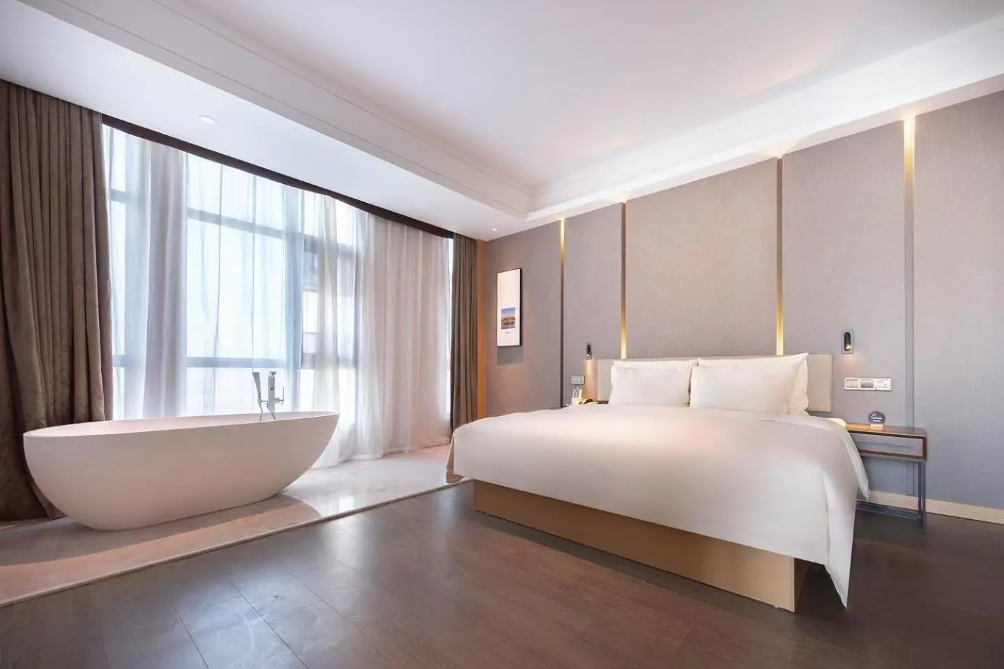 Bed in Atour Hotel Kunming City Government Xishan Dianchi Lake