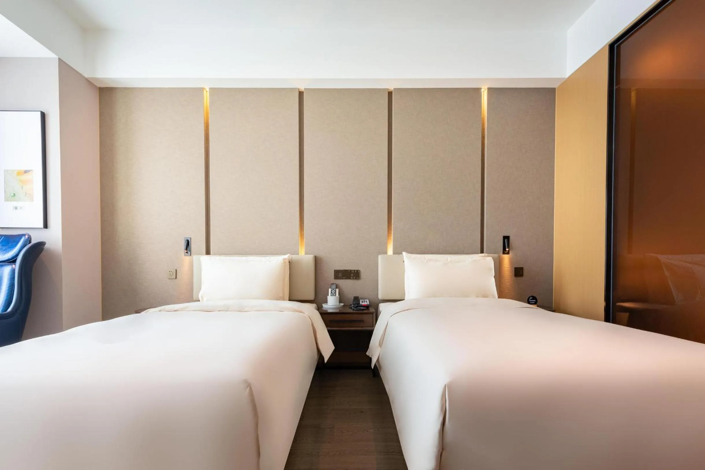 Bed in Atour Hotel Kunming City Government Xishan Dianchi Lake