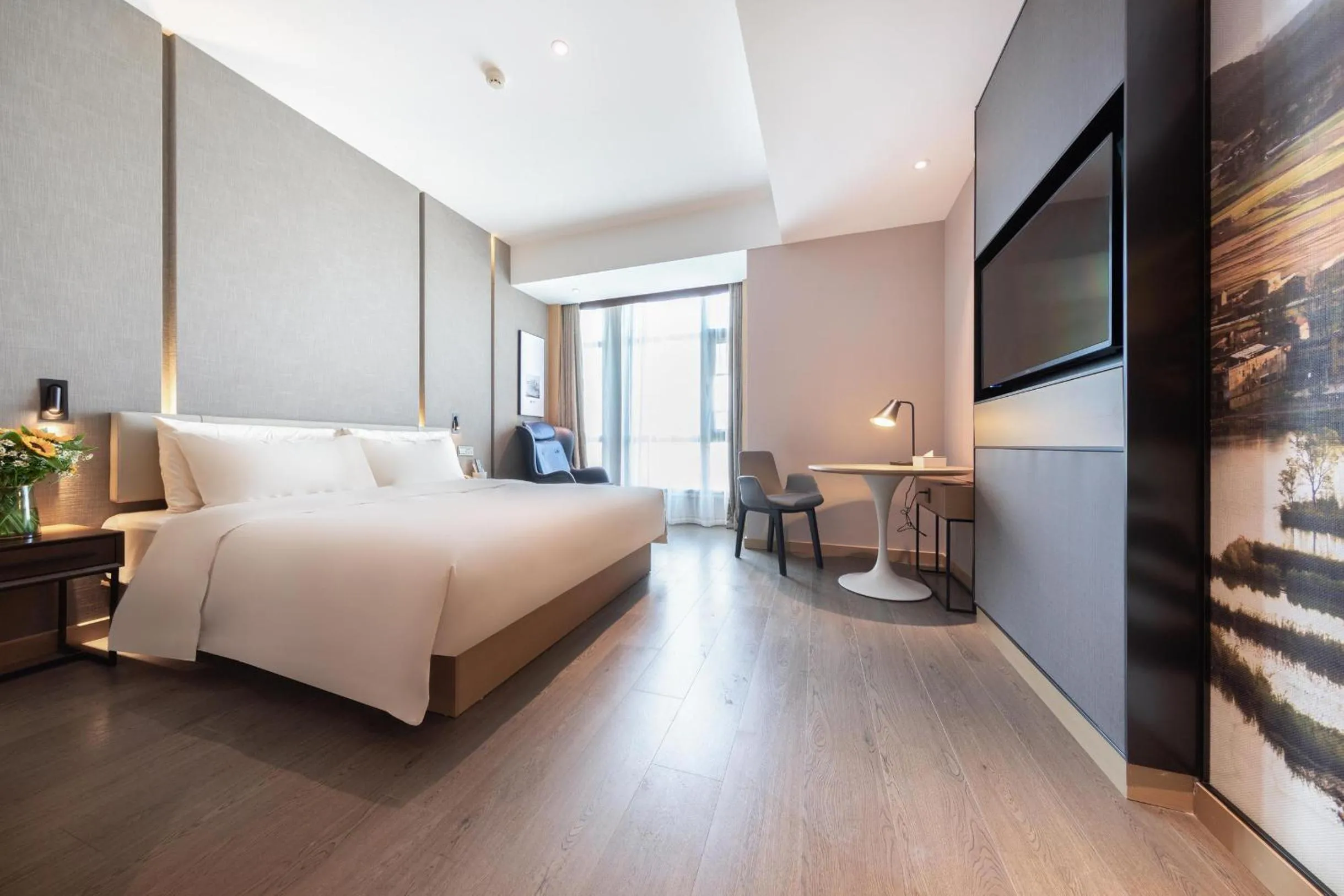 Bed in Atour Hotel Kunming City Government Xishan Dianchi Lake