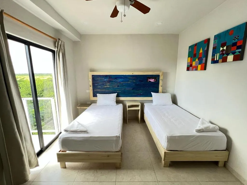 Bed in Hotel Inkanto