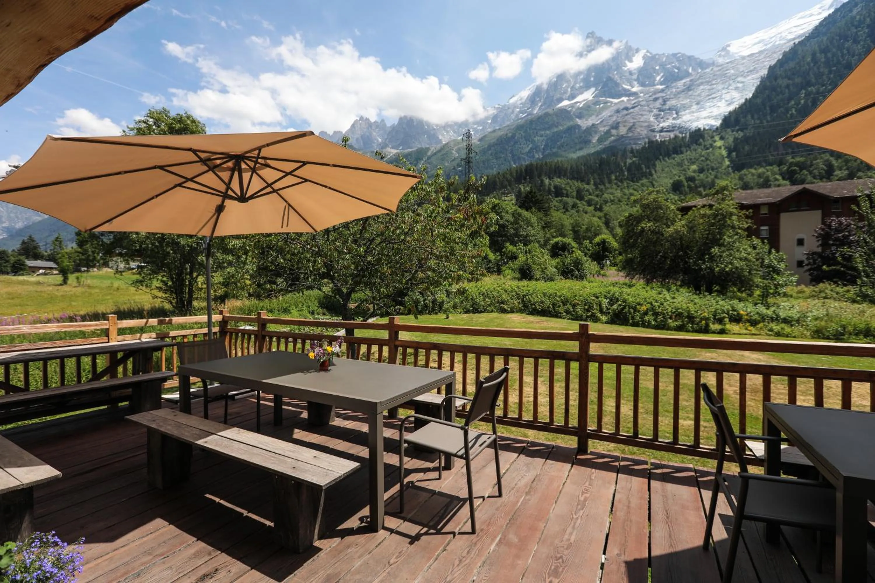 Balcony/Terrace in Chalet Tissières