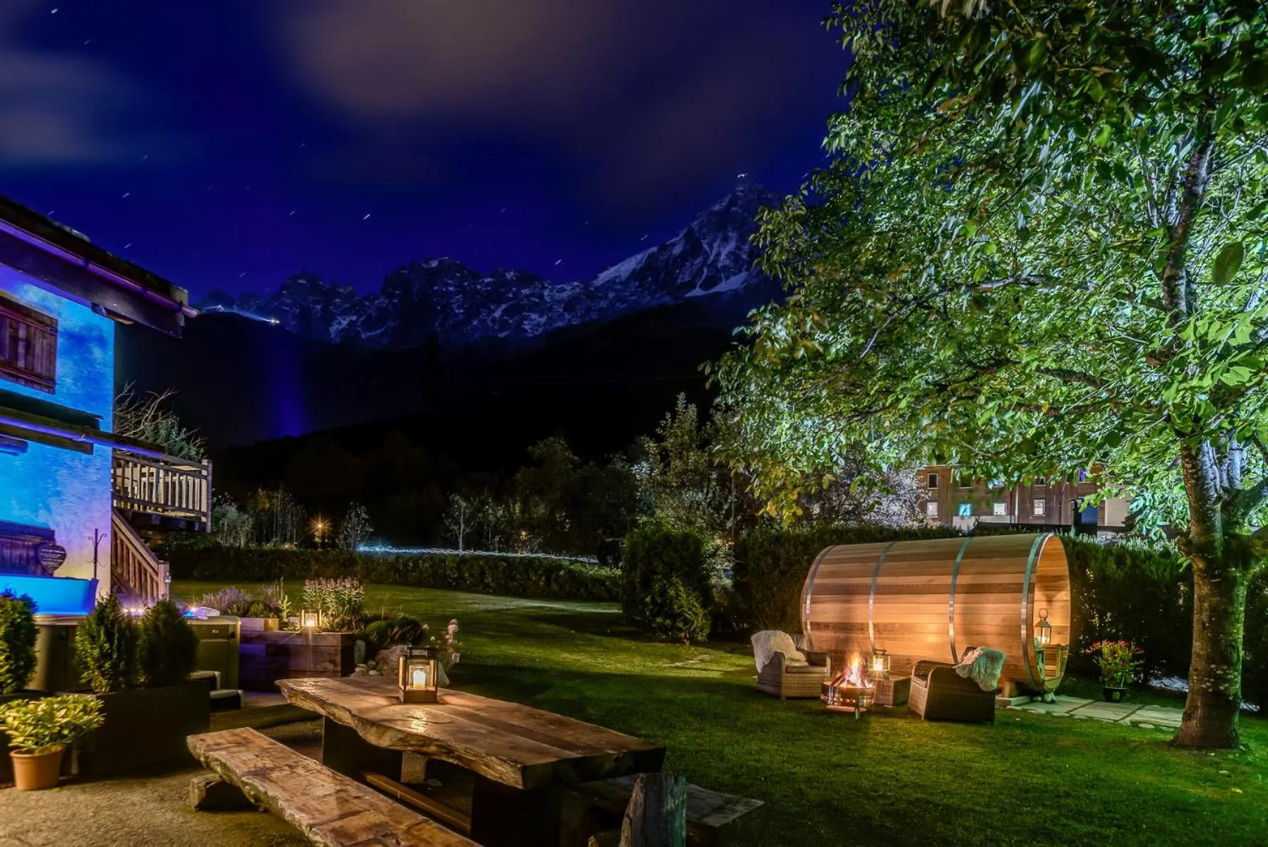 Garden in Chalet Tissières
