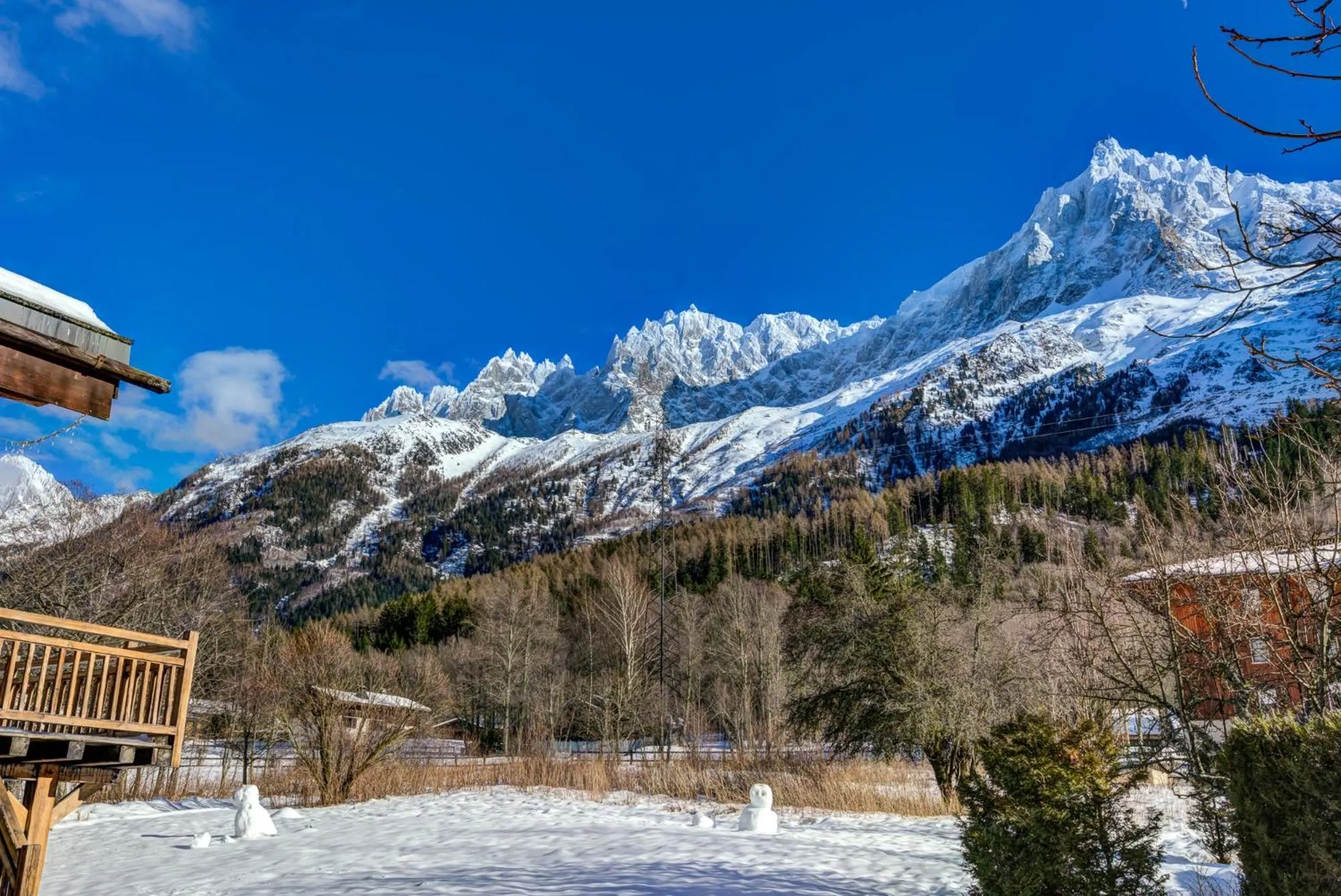 Natural landscape in Chalet Tissières