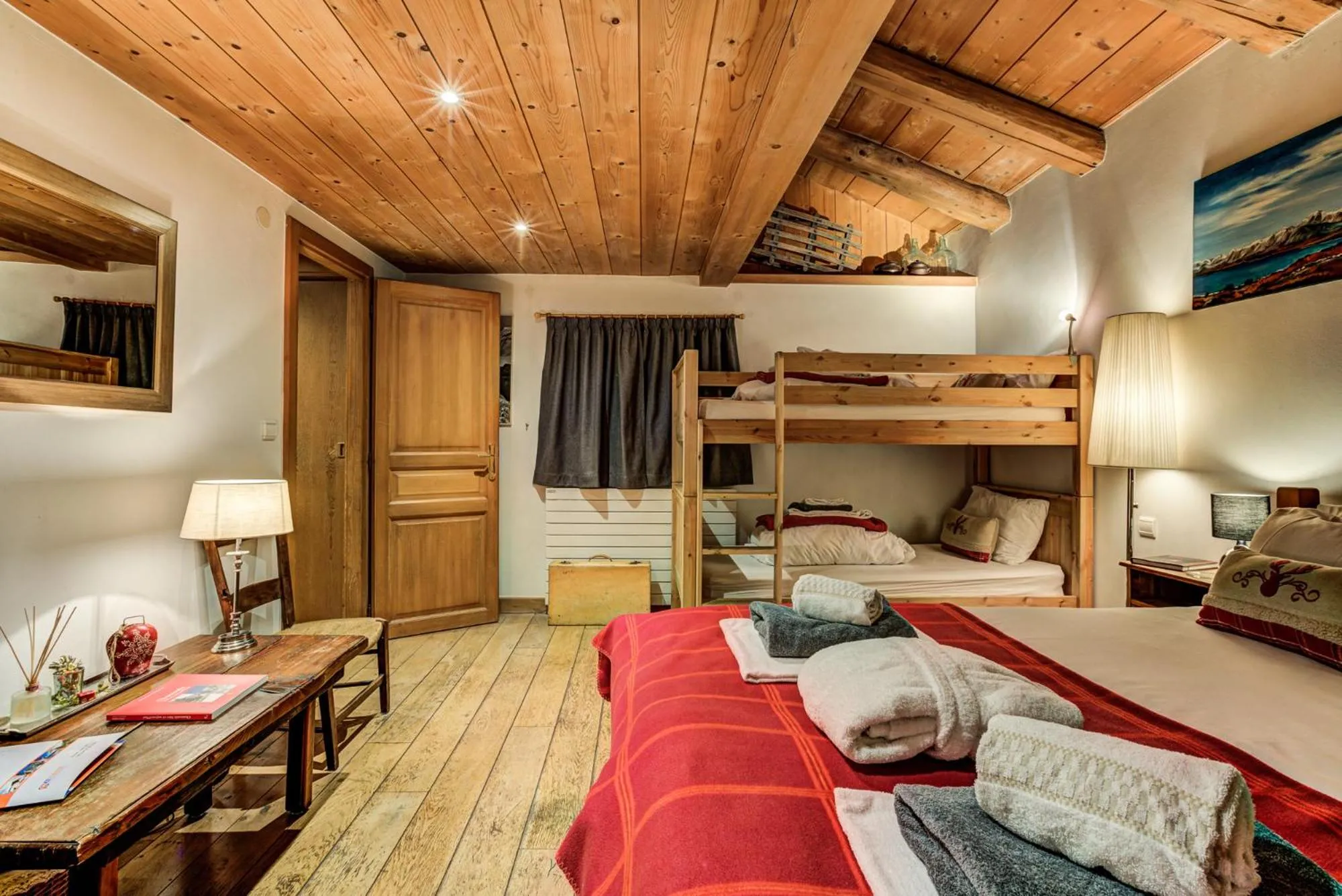 Bedroom, Bed in Chalet Tissières