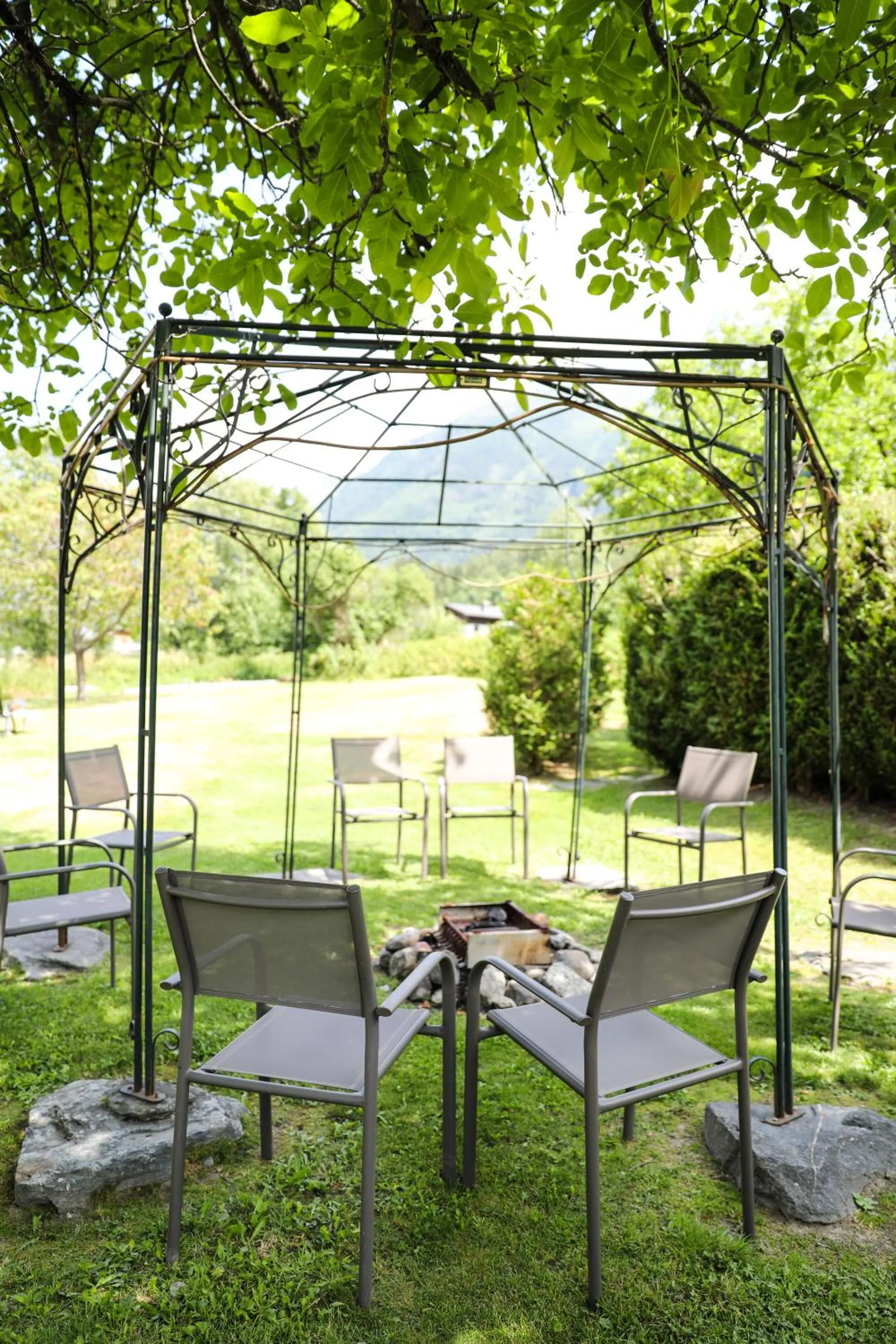 Garden in Chalet Tissières