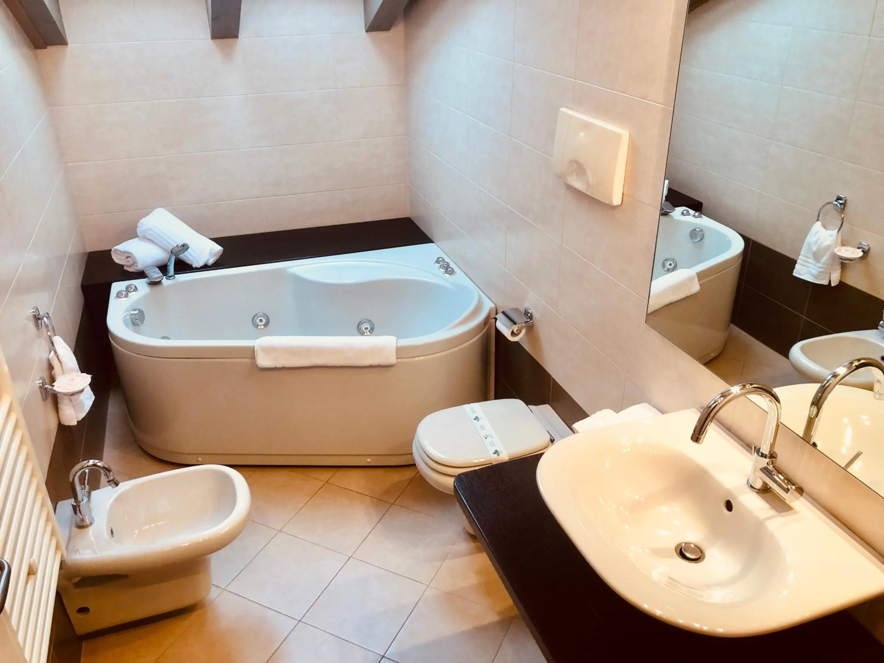 Toilet in Hotel Malpensa INN Aereoporto