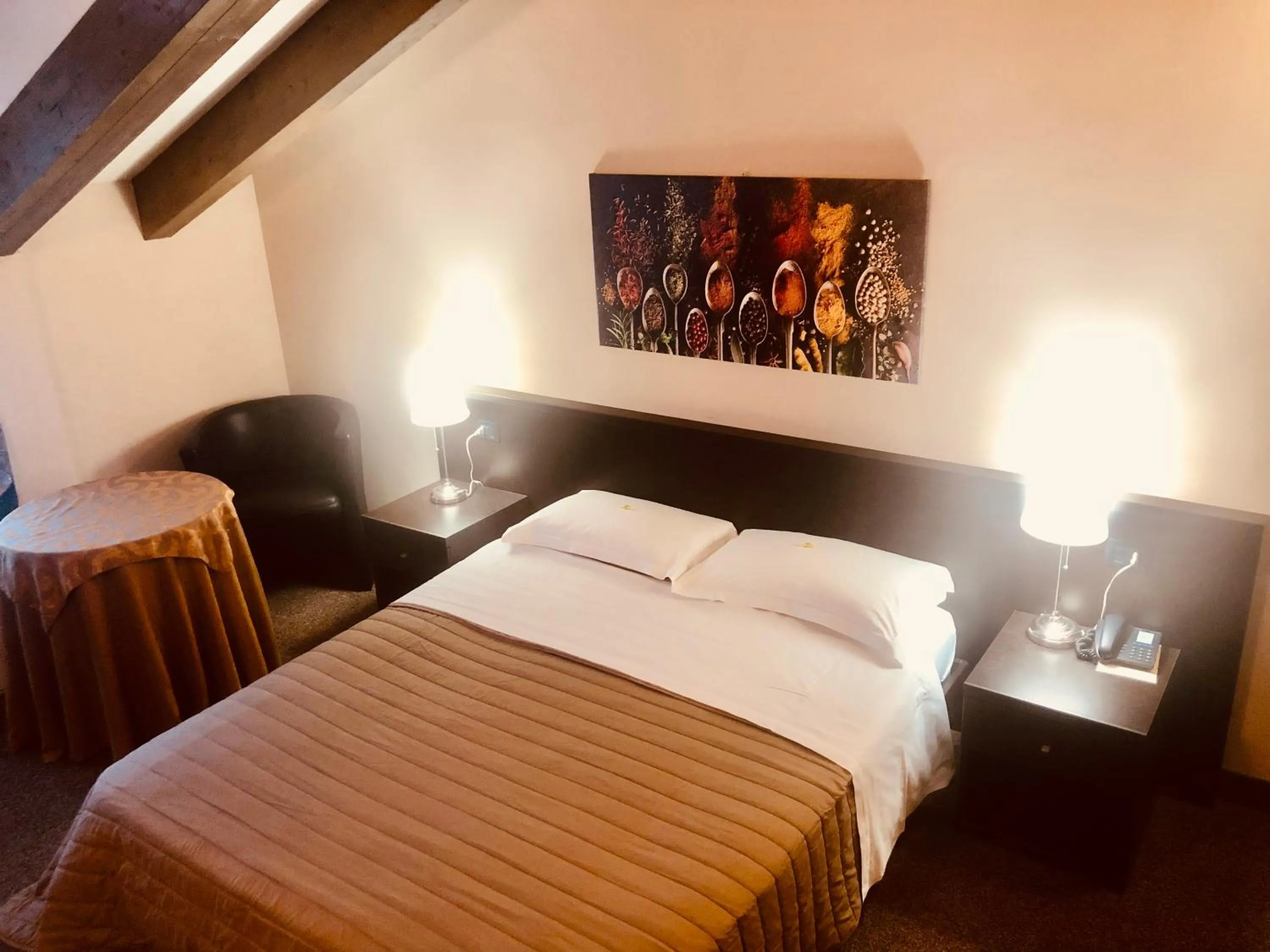 Bed in Hotel Malpensa INN Aereoporto