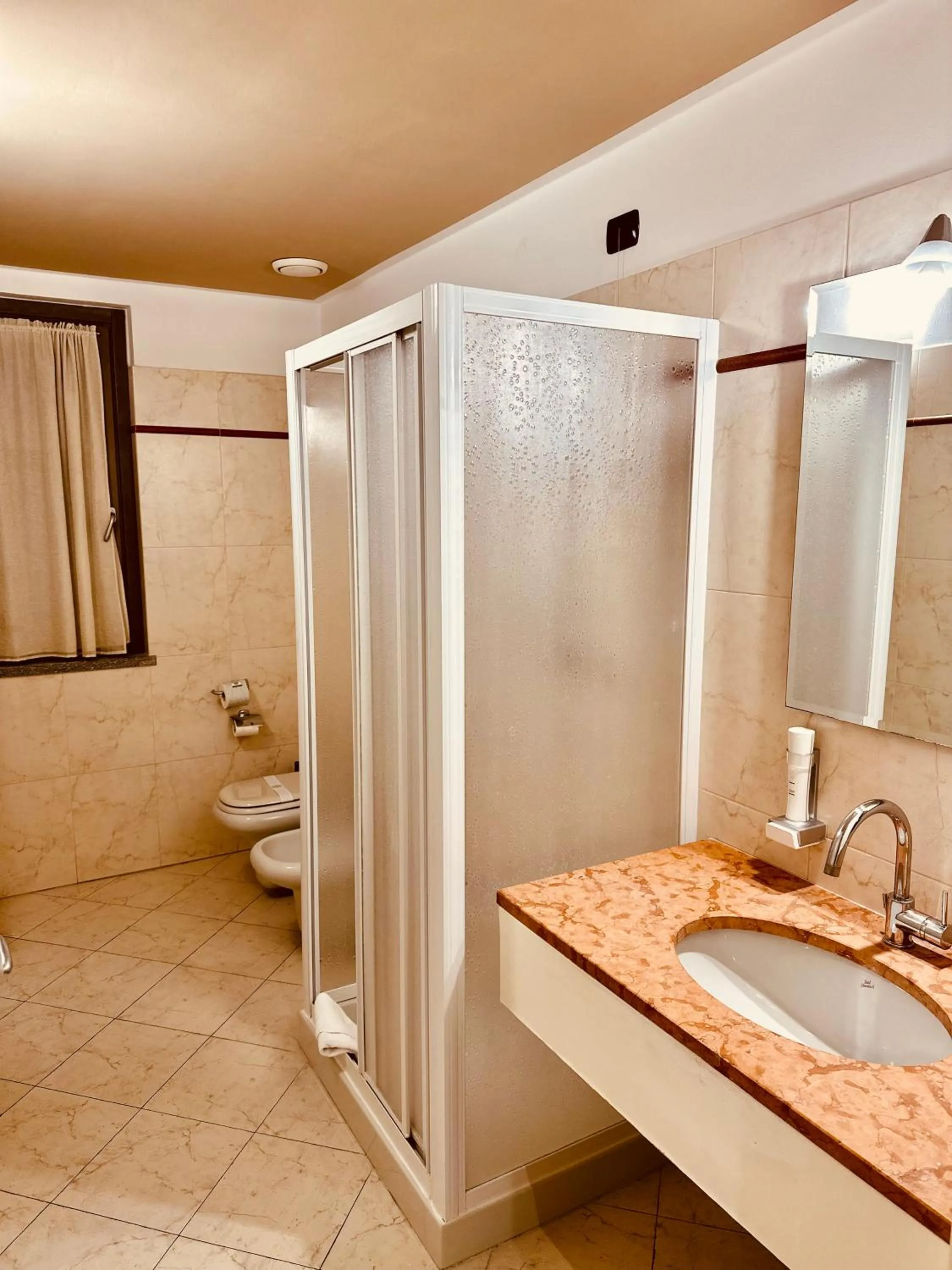 Shower in Hotel Malpensa INN Aereoporto