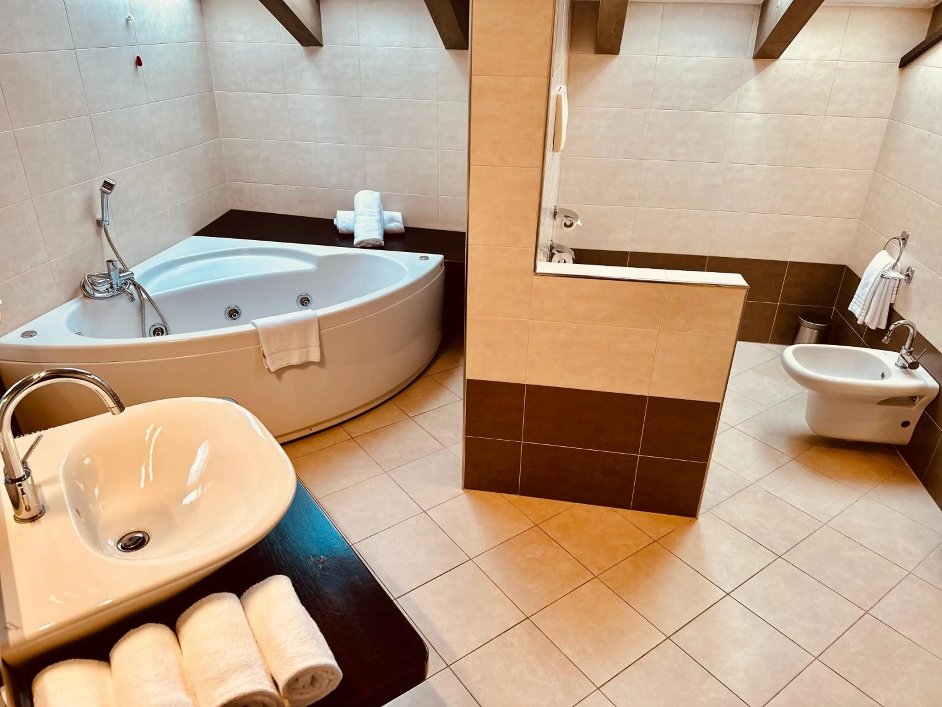 Toilet in Hotel Malpensa INN Aereoporto