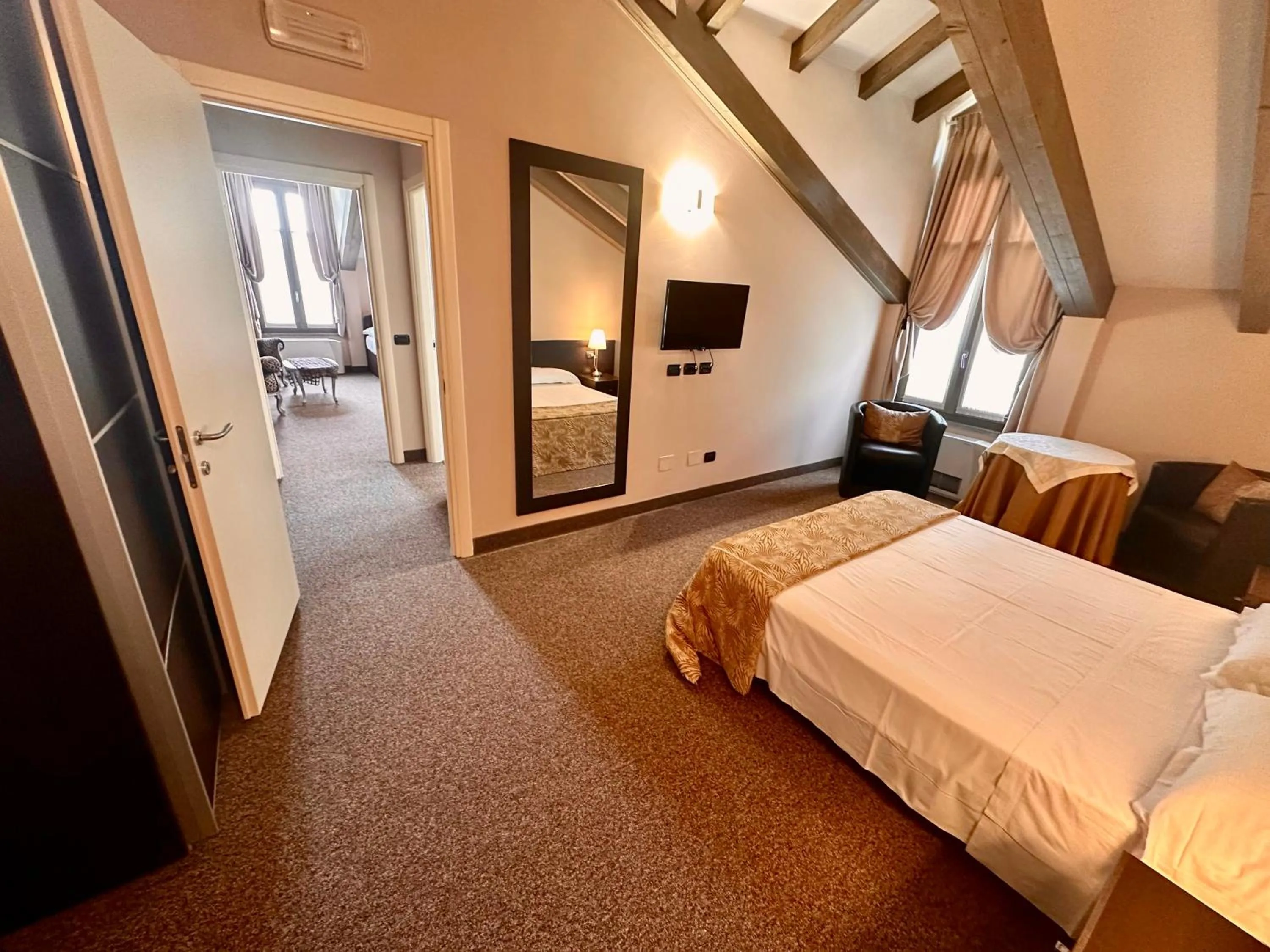 Bed in Hotel Malpensa INN Aereoporto