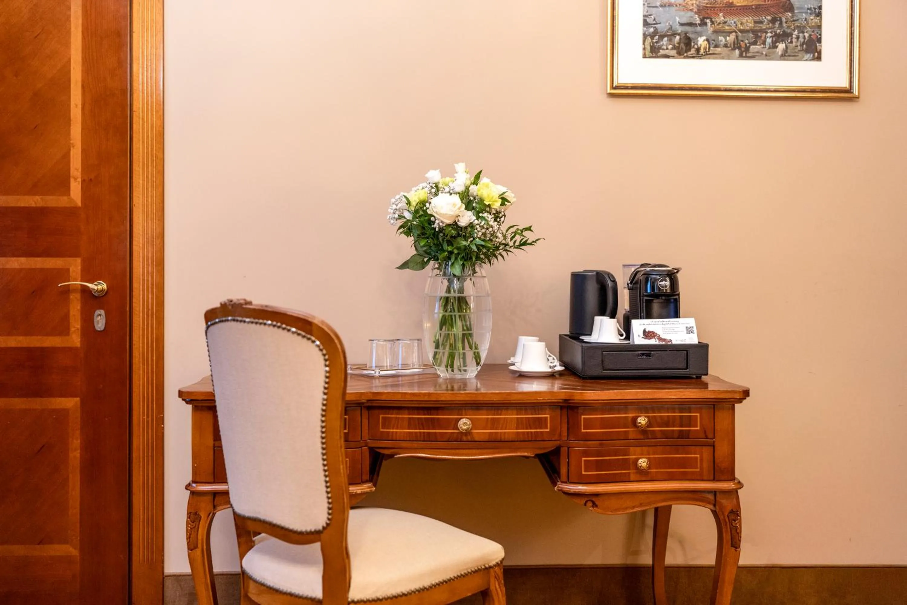 Decorative detail in Hotel Al Ponte Dei Sospiri