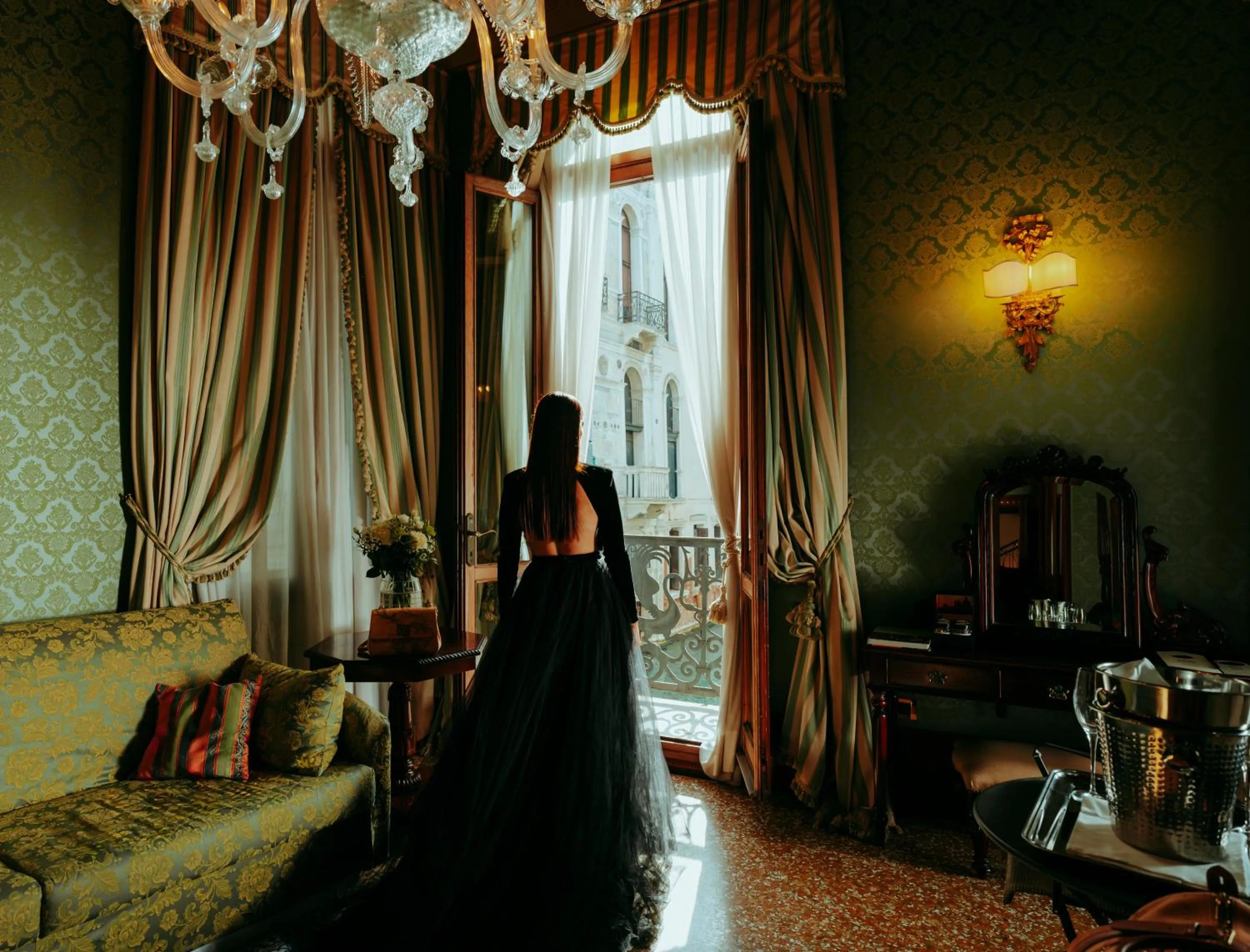 Bedroom in Hotel Al Ponte Dei Sospiri