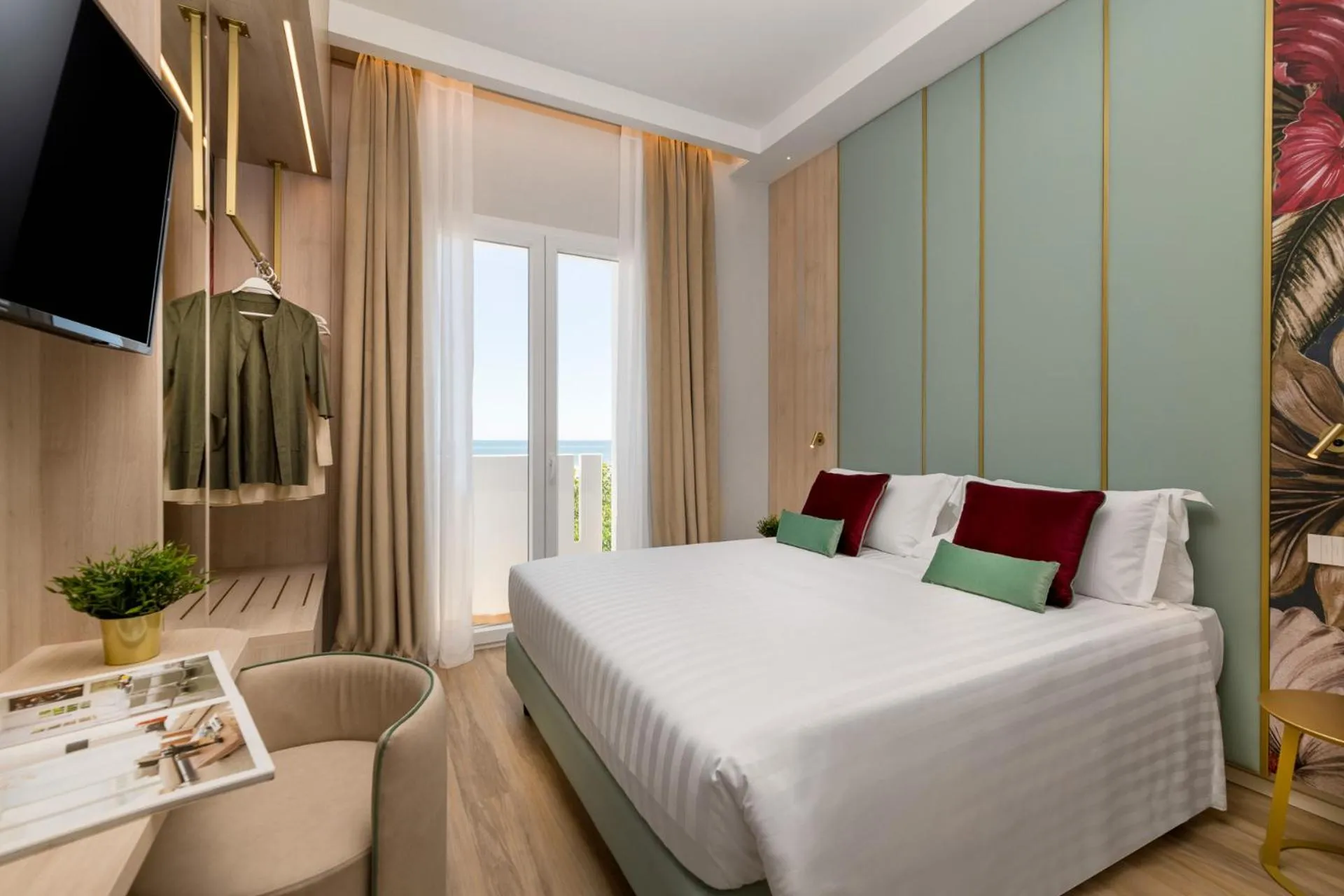 Bed in Litoraneo Suite Hotel