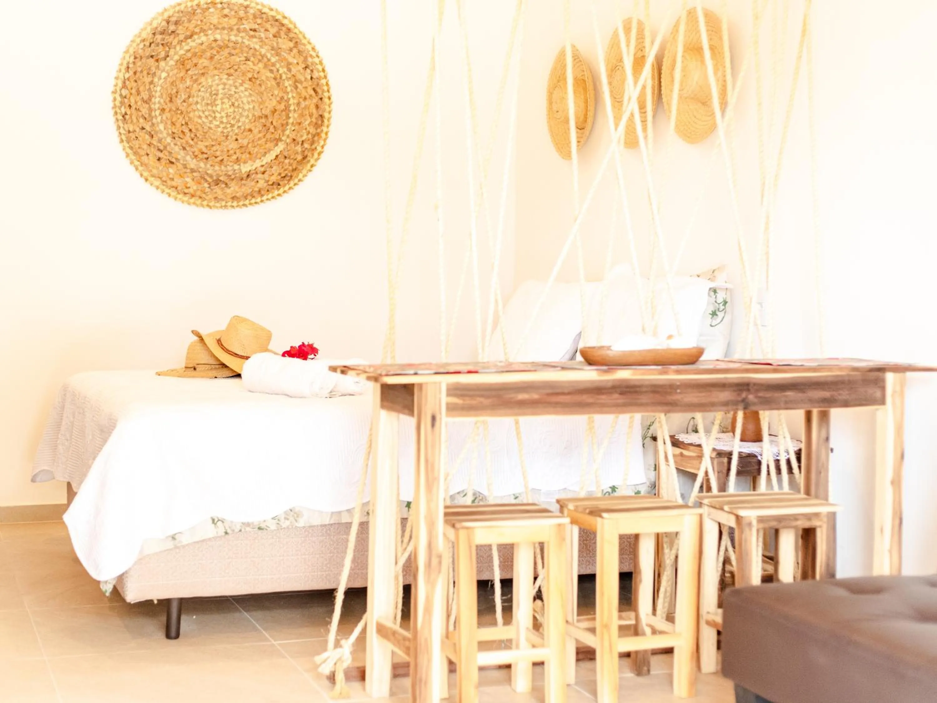 Bedroom, Bed in Chalés Caminho dos Ventos em Barrinha de Baixo, CE, 9km do Preá