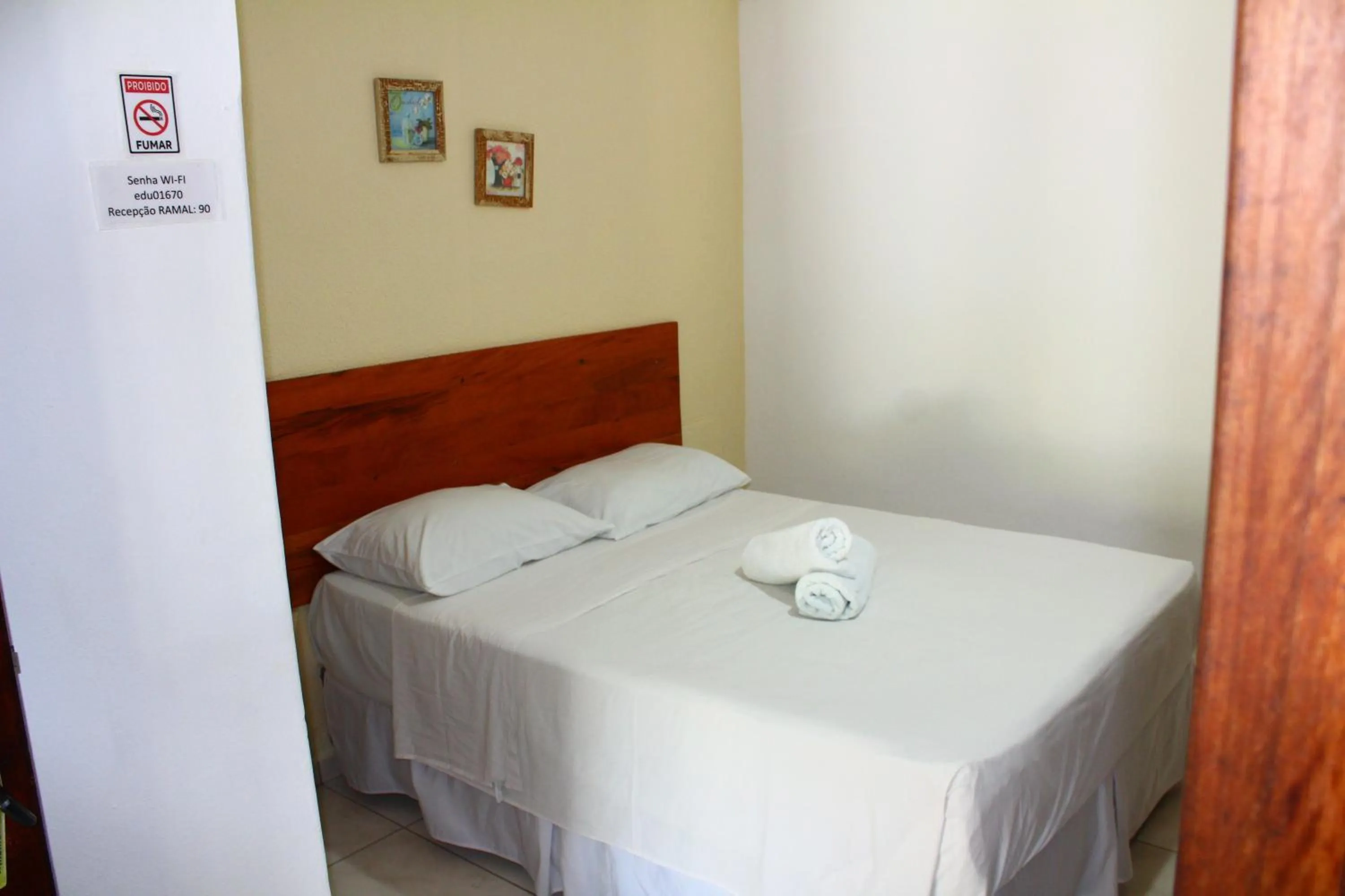 Bed in Pousada Vale da Montanha