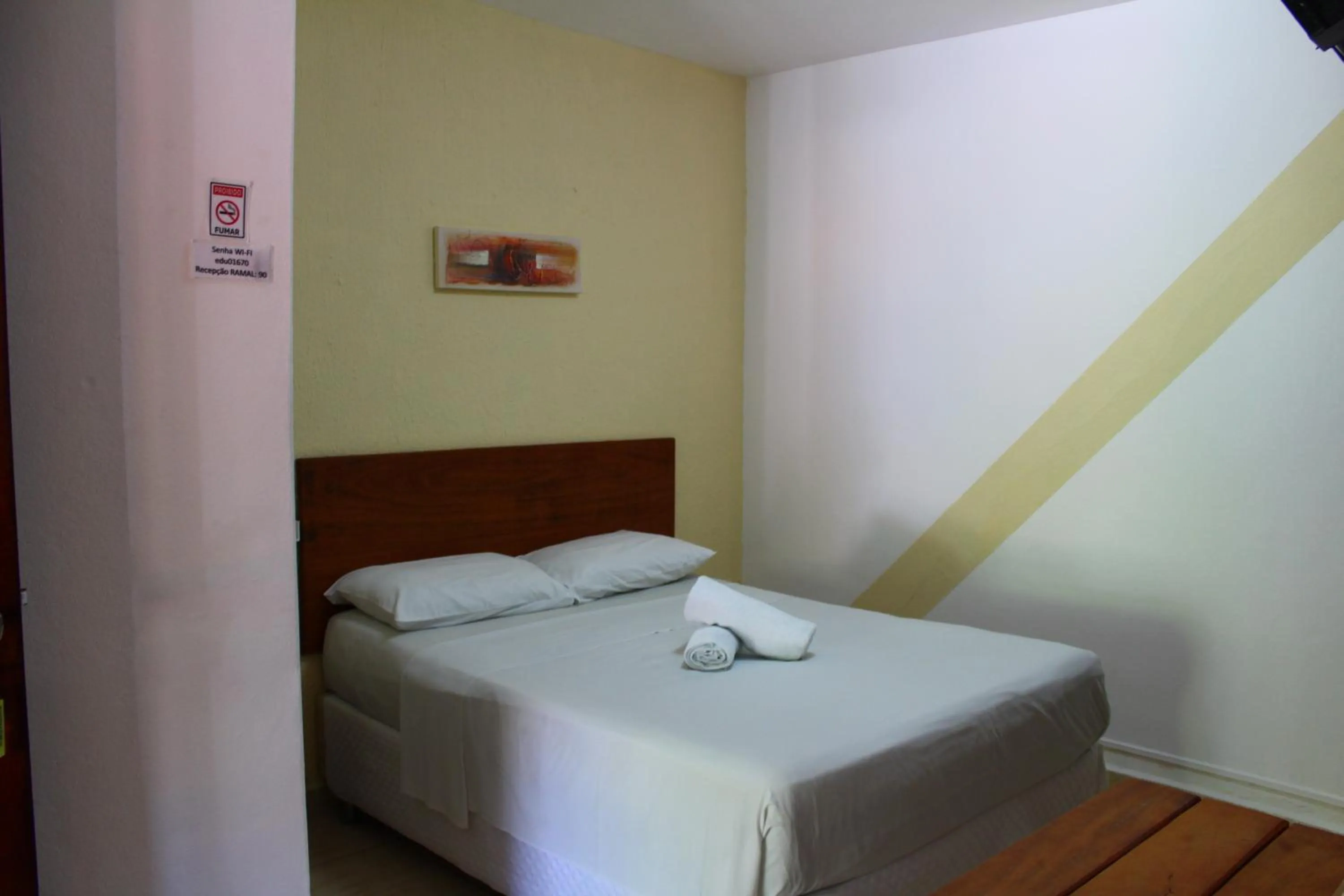 Bed in Pousada Vale da Montanha