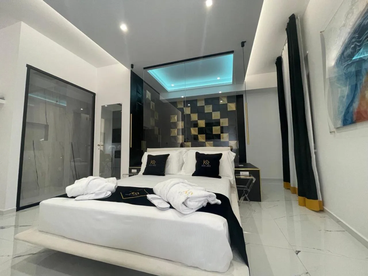 Bedroom in Kreart Suite & Rooms B&B