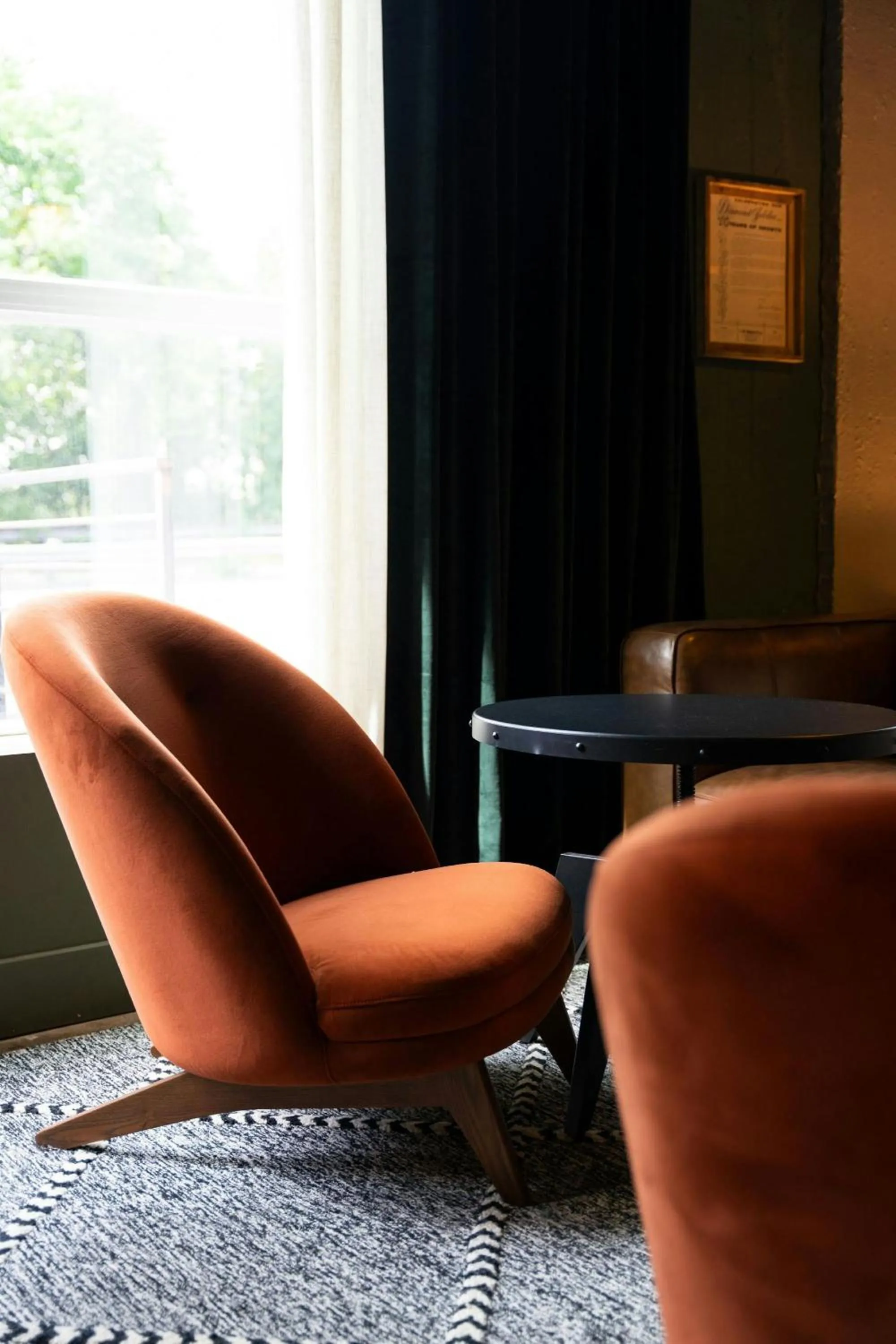 Seating area in Hotel Nell - Union Market