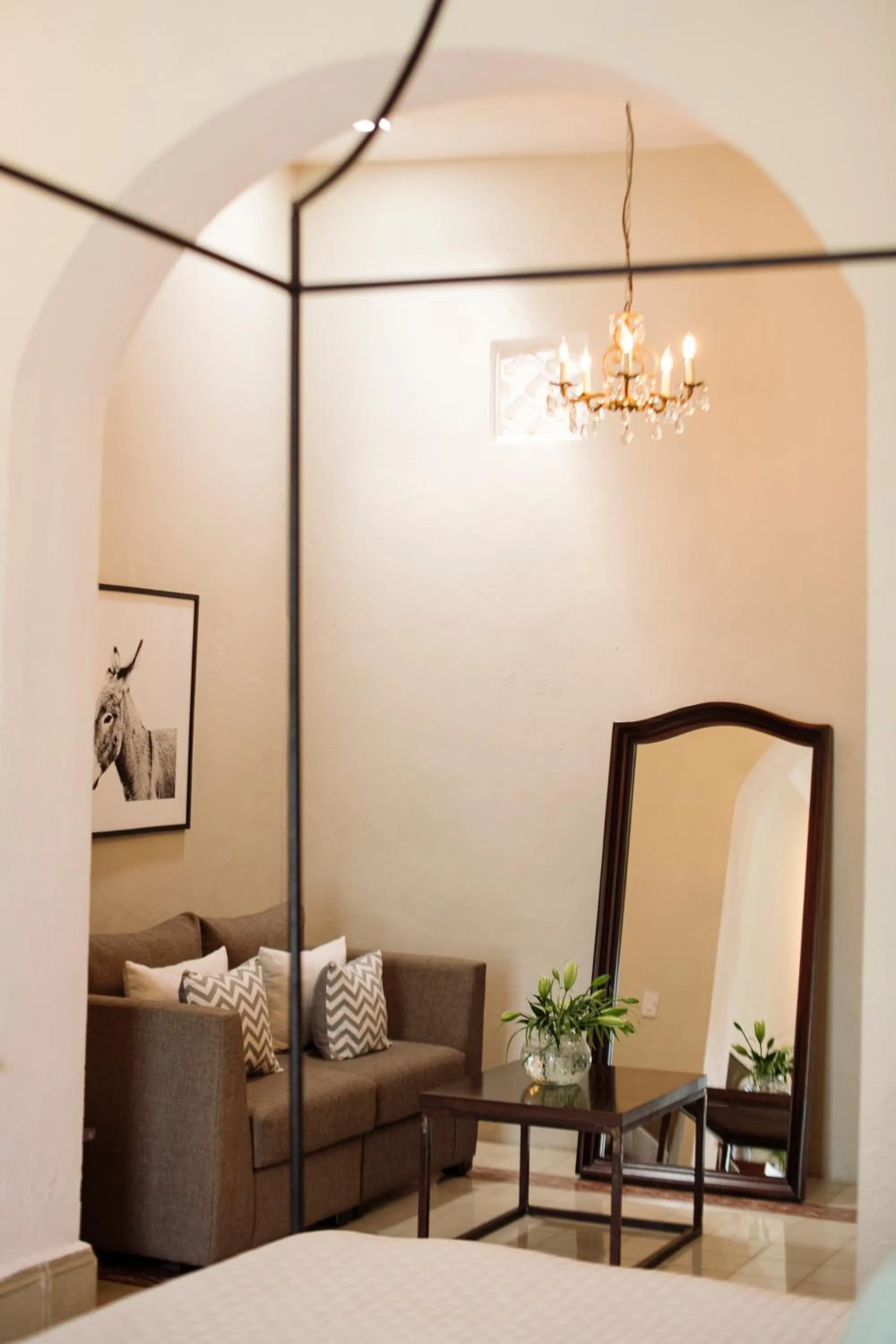 Seating area in The Diplomat Boutique Hotel