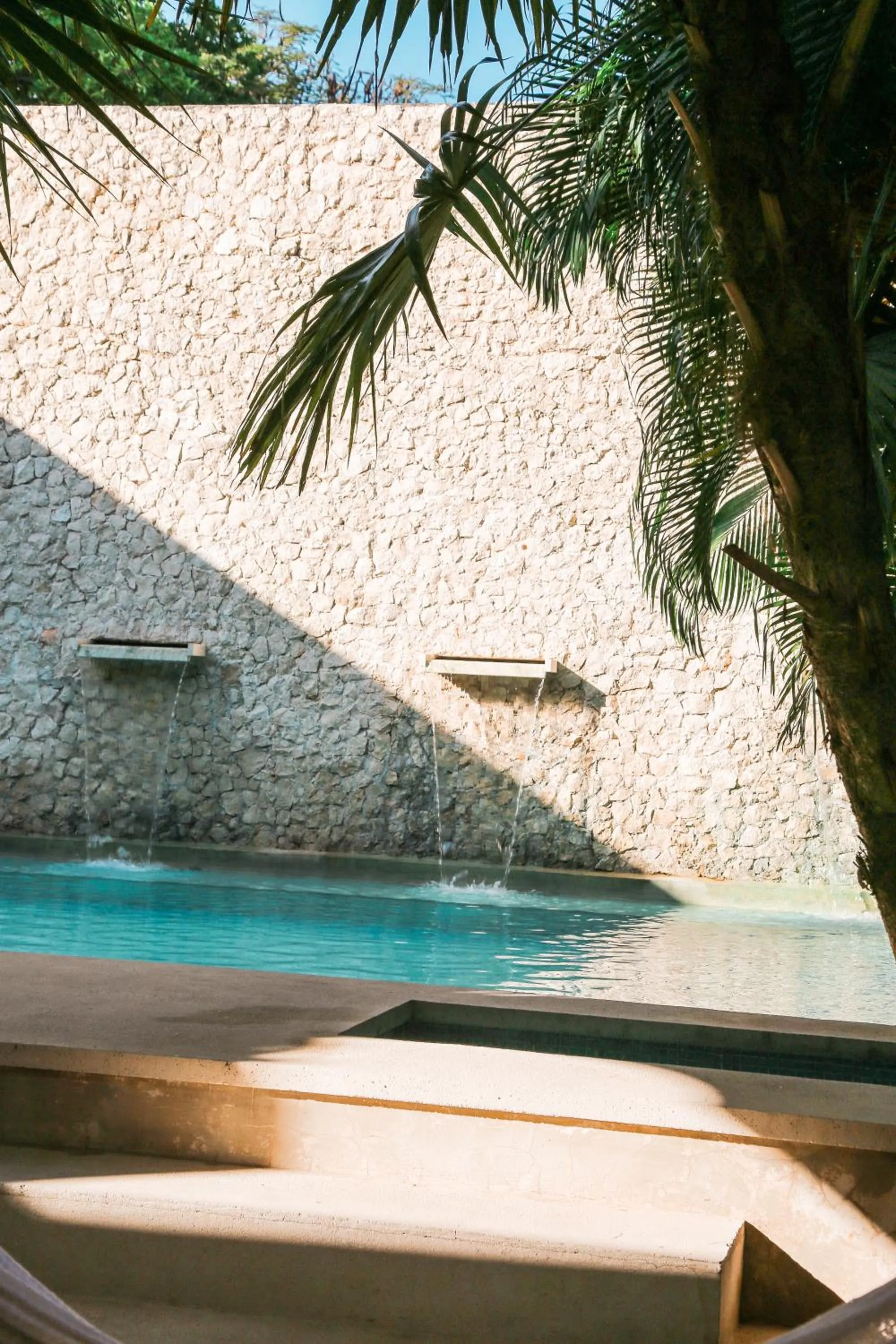 Pool view in The Diplomat Boutique Hotel